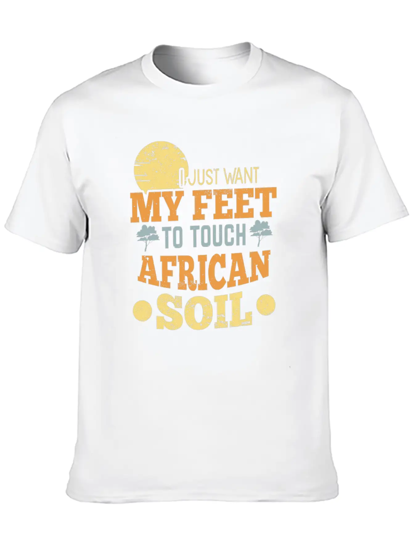 I Just Want My Feet To Touch African Soil Classic Cotton Tee – Unisex Comfort For Any Season