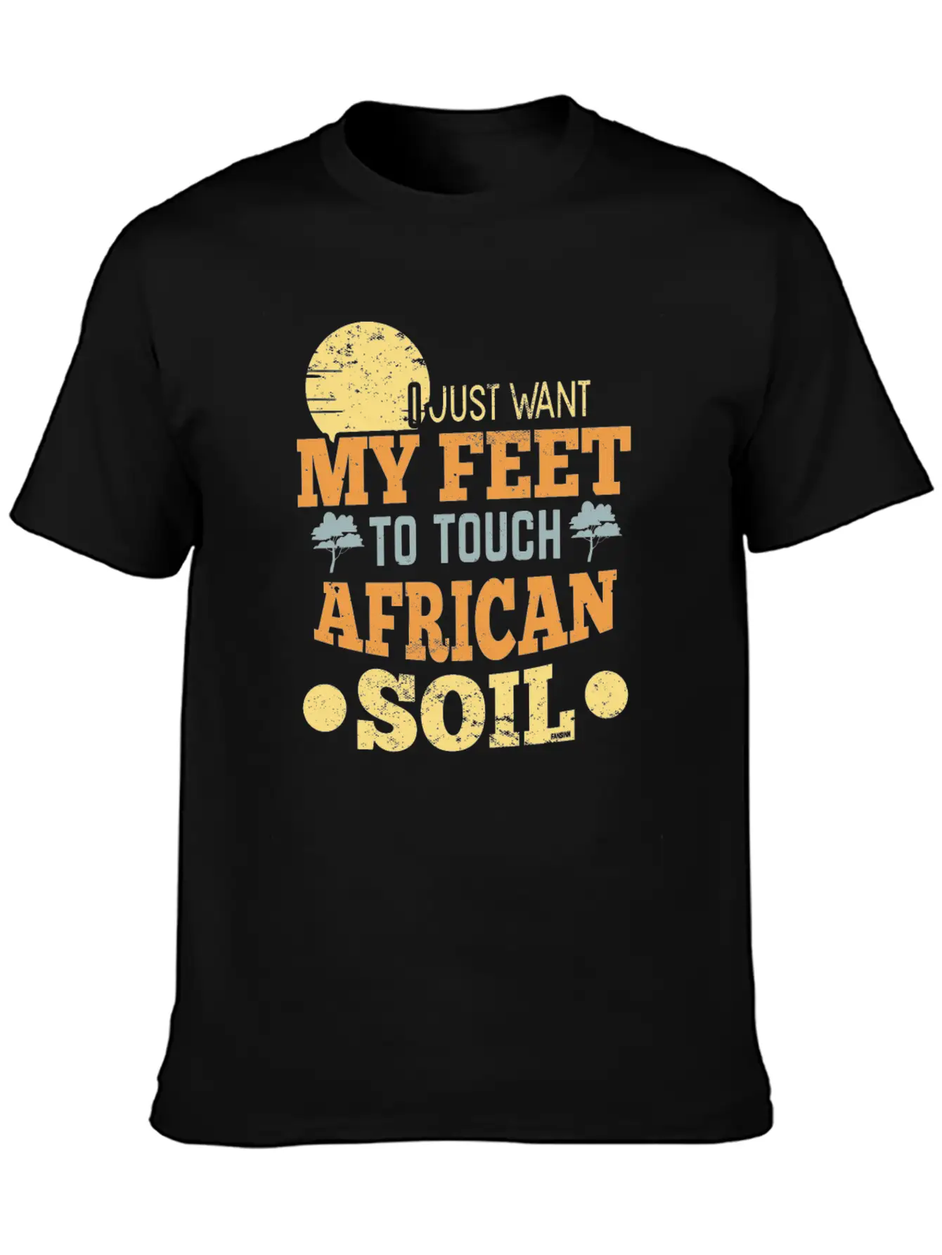 I Just Want My Feet To Touch African Soil Classic Cotton Tee – Unisex Comfort For Any Season