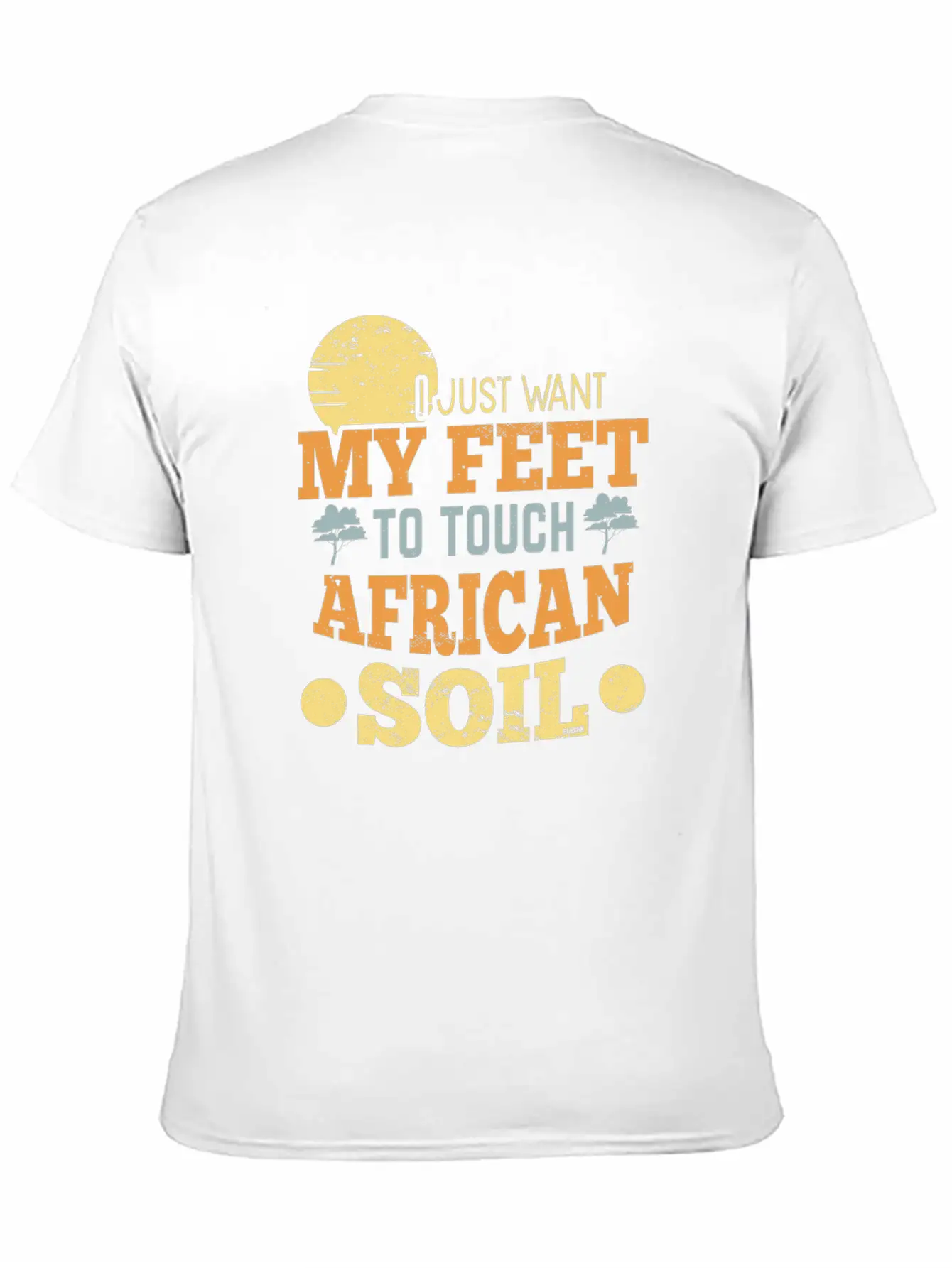 I Just Want My Feet To Touch African Soil Classic Cotton Tee – Unisex Comfort For Any Season