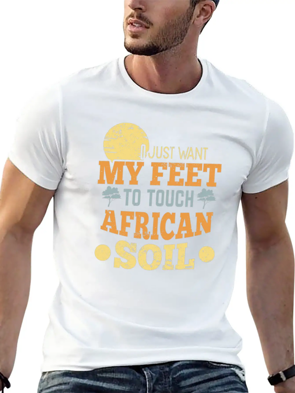 I Just Want My Feet To Touch African Soil Classic Cotton Tee – Unisex Comfort For Any Season