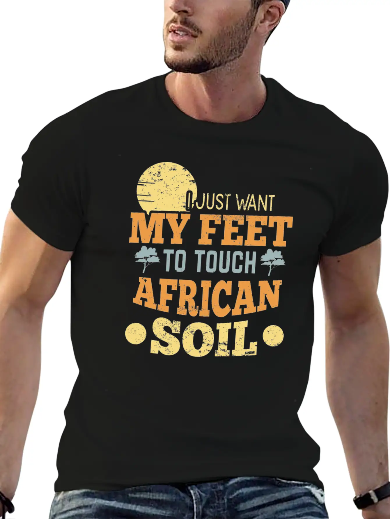 I Just Want My Feet To Touch African Soil Classic Cotton Tee – Unisex Comfort For Any Season