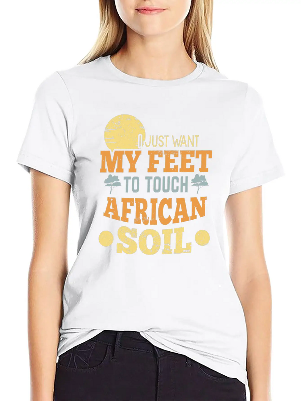 I Just Want My Feet To Touch African Soil Classic Cotton Tee – Unisex Comfort For Any Season
