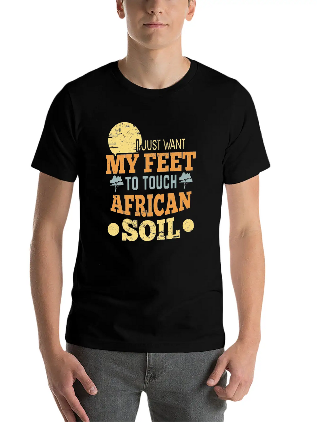 I Just Want My Feet To Touch African Soil Classic Cotton Tee – Unisex Comfort For Any Season