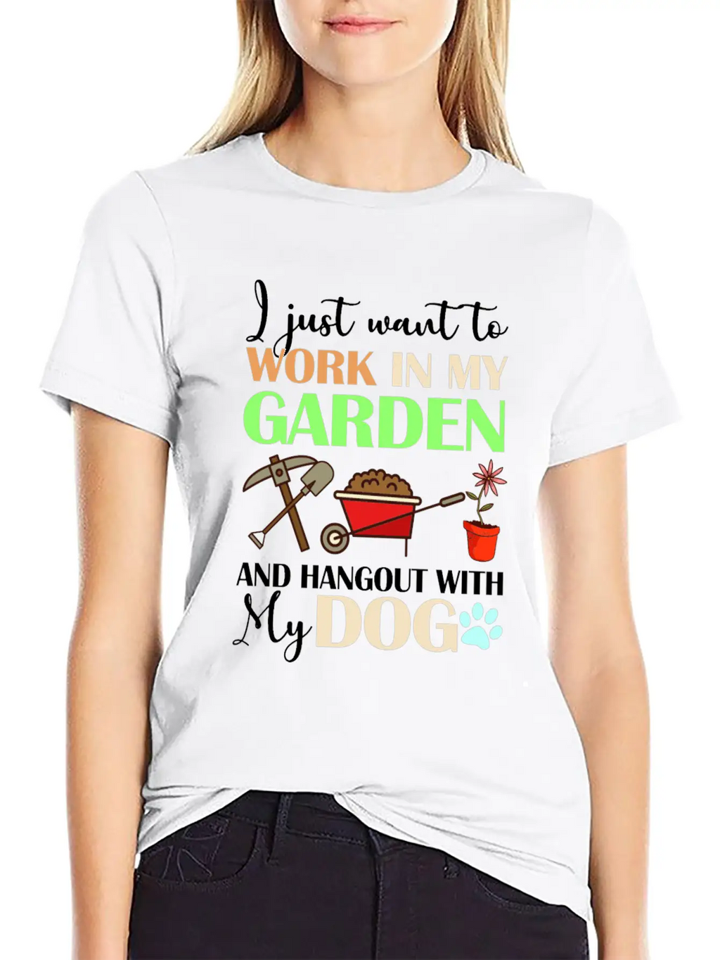 I Just Want To Work In My Garden Classic Cotton Tee – Unisex Comfort For Any Season
