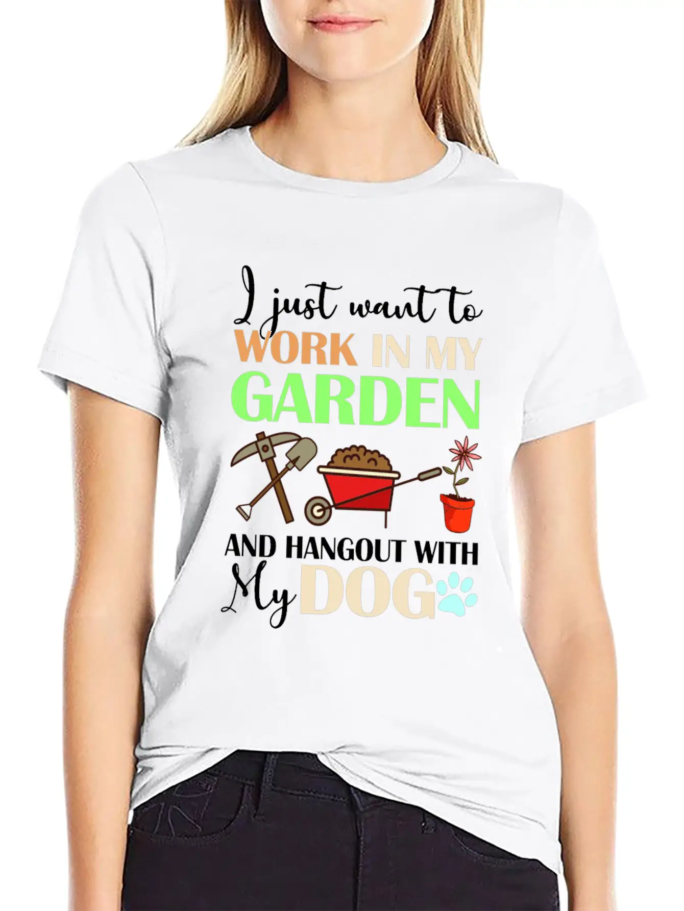 I Just Want To Work In My Garden Classic Cotton Tee – Unisex Comfort For Any Season