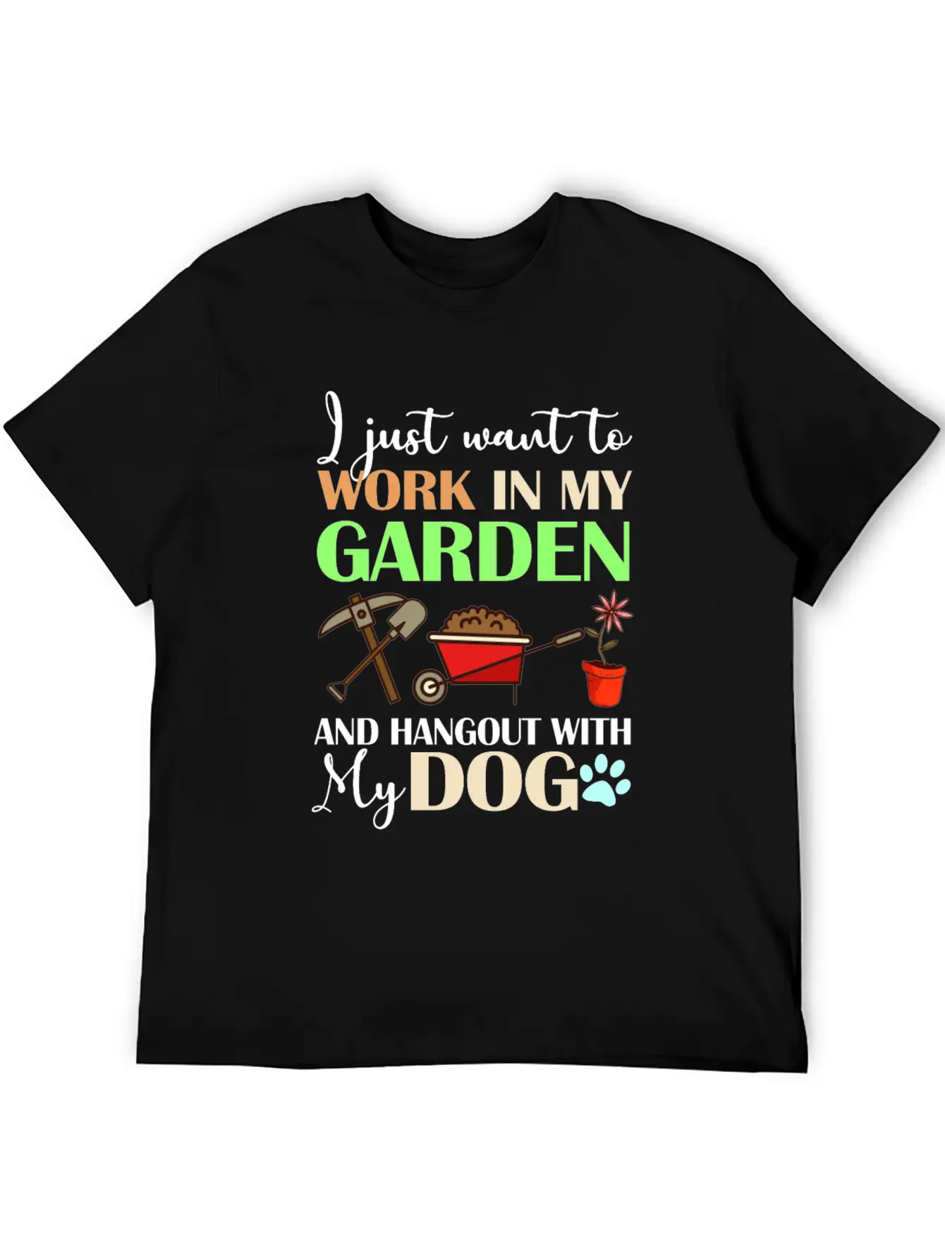 I Just Want To Work In My Garden Classic Cotton Tee – Unisex Comfort For Any Season
