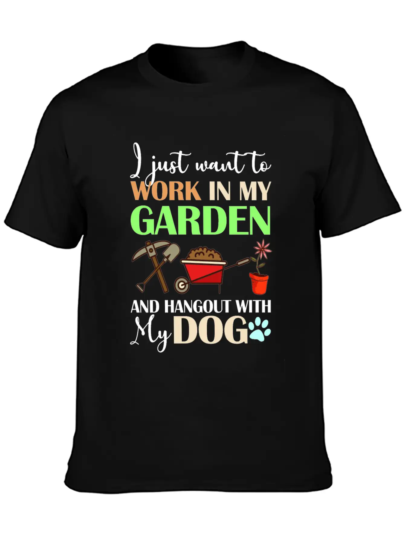 I Just Want To Work In My Garden Classic Cotton Tee – Unisex Comfort For Any Season
