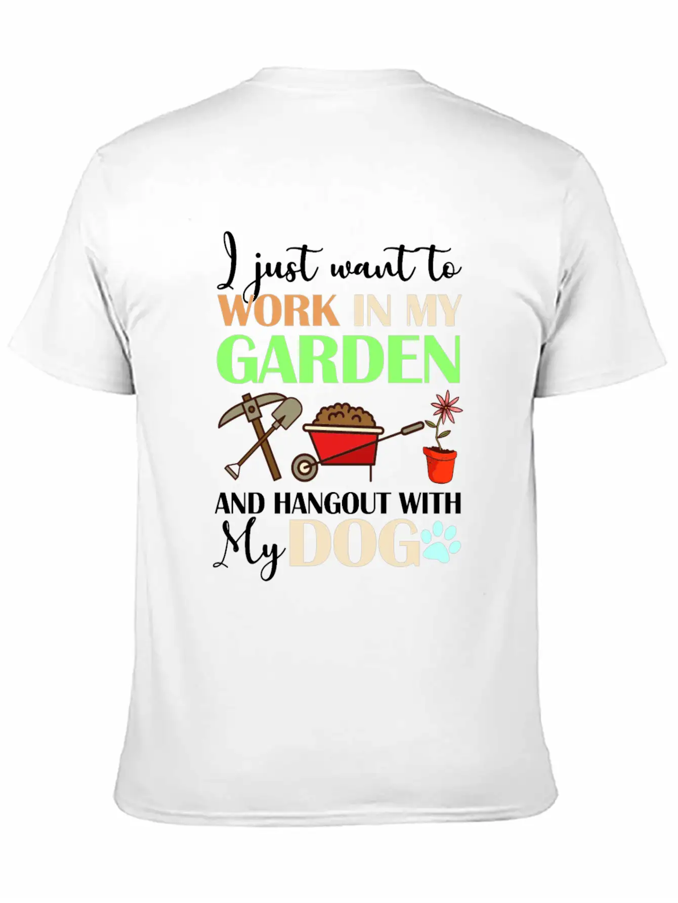 I Just Want To Work In My Garden Classic Cotton Tee – Unisex Comfort For Any Season