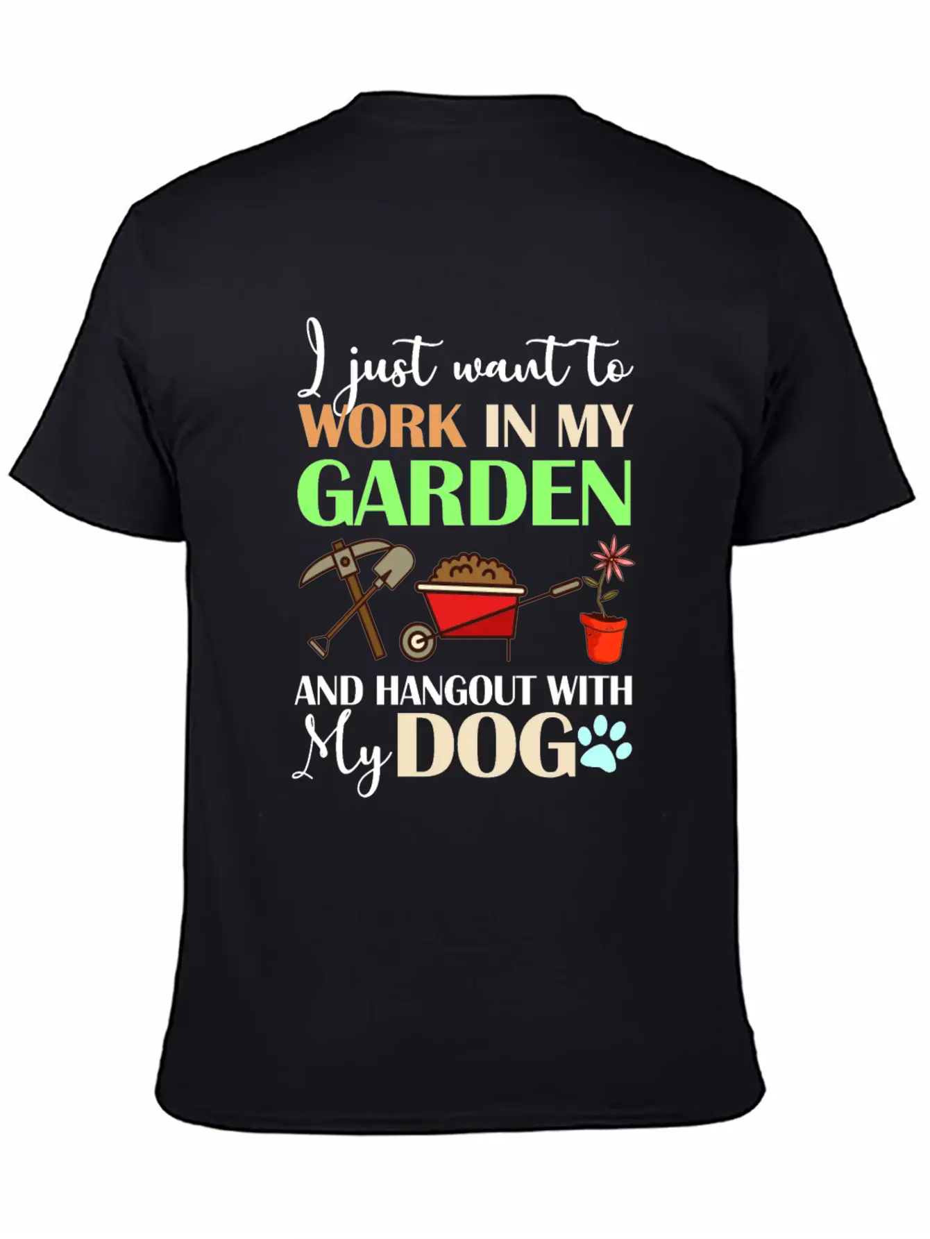 I Just Want To Work In My Garden Classic Cotton Tee – Unisex Comfort For Any Season