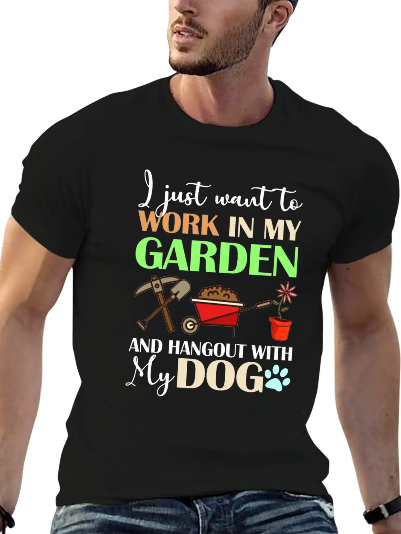 I Just Want To Work In My Garden Classic Cotton Tee – Unisex Comfort For Any Season