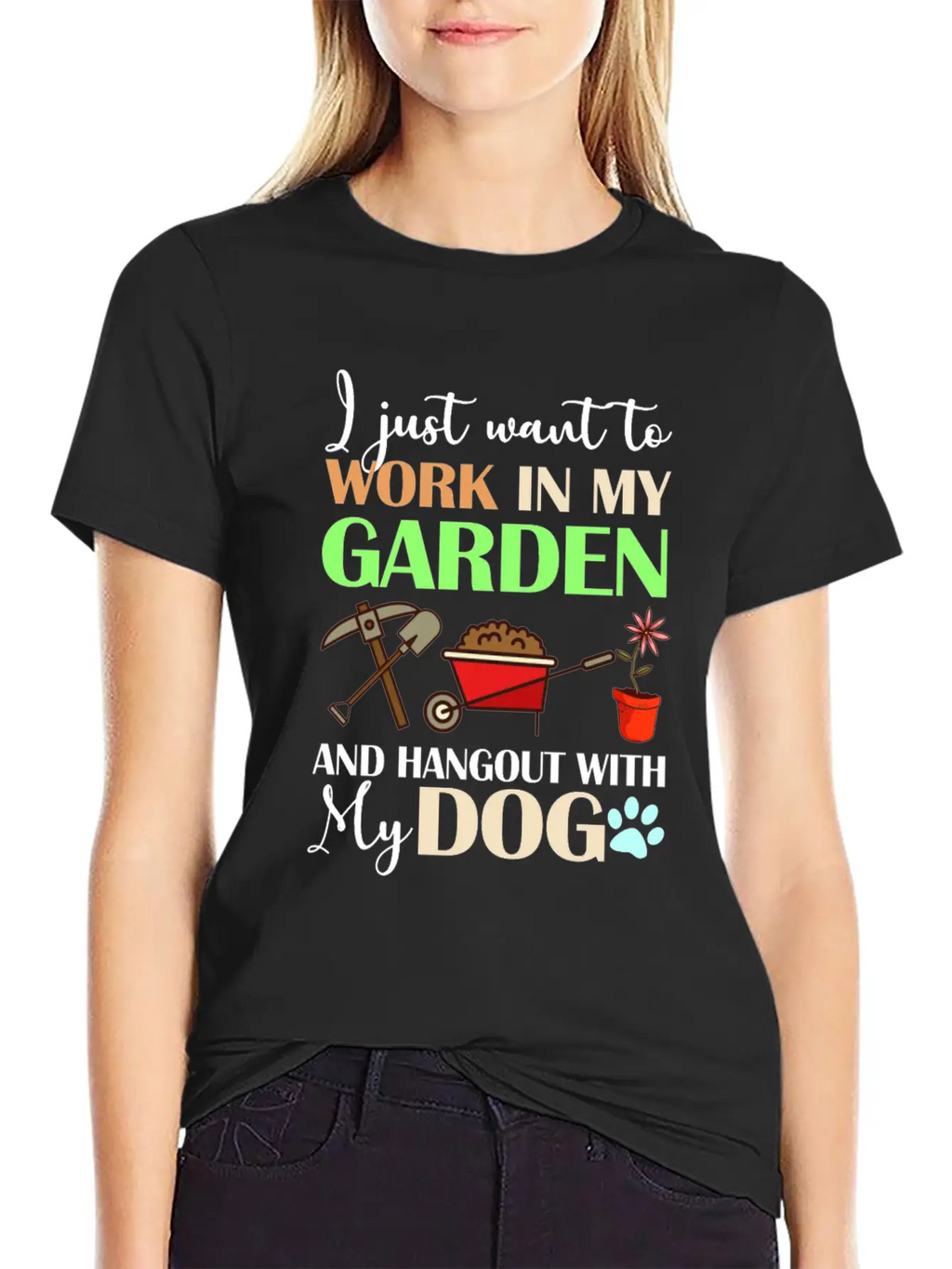 I Just Want To Work In My Garden Classic Cotton Tee – Unisex Comfort For Any Season