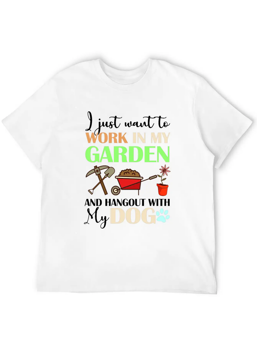 I Just Want To Work In My Garden Classic Cotton Tee – Unisex Comfort For Any Season