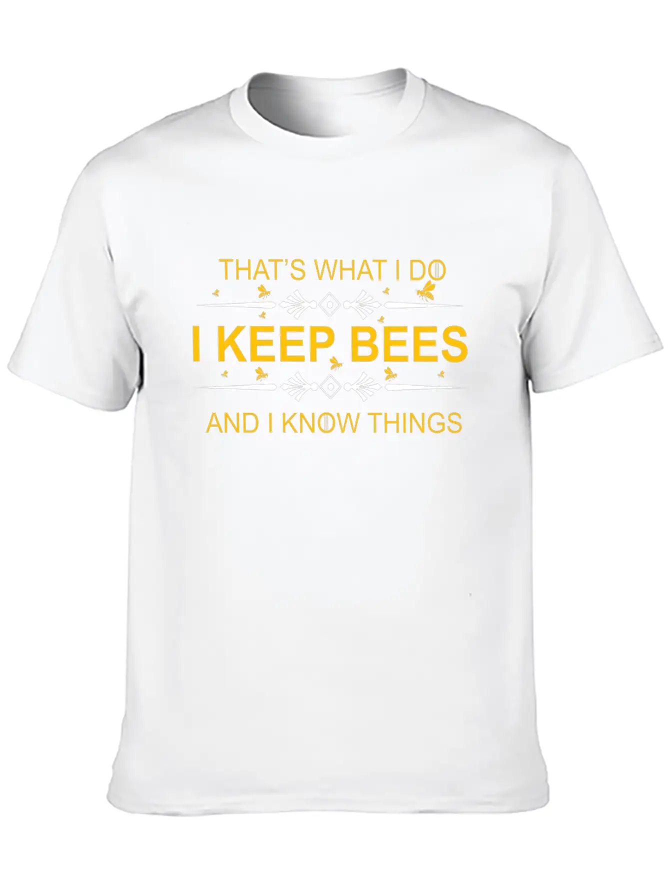 I Keep Bees Beekeeping Beekeeper Honey Bee Honeyco Unisex Casual T-Shirt – Clean Design For Daily Comfort
