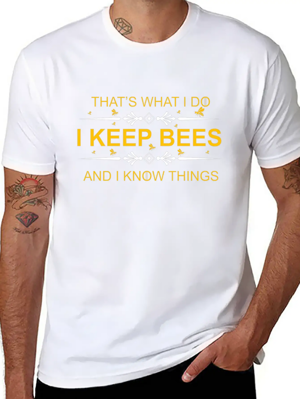I Keep Bees Beekeeping Beekeeper Honey Bee Honeyco Unisex Casual T-Shirt – Clean Design For Daily Comfort