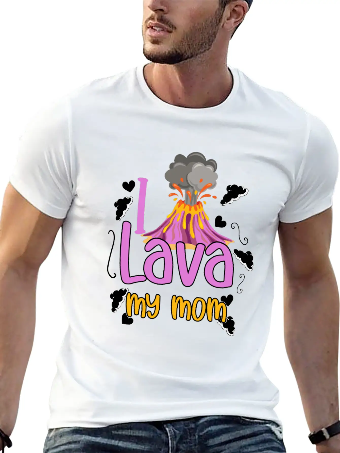 I Lava My Mom Volcanology Supervolcanoes Lava Modern Fit Casual T-Shirt – Clean And Versatile Design
