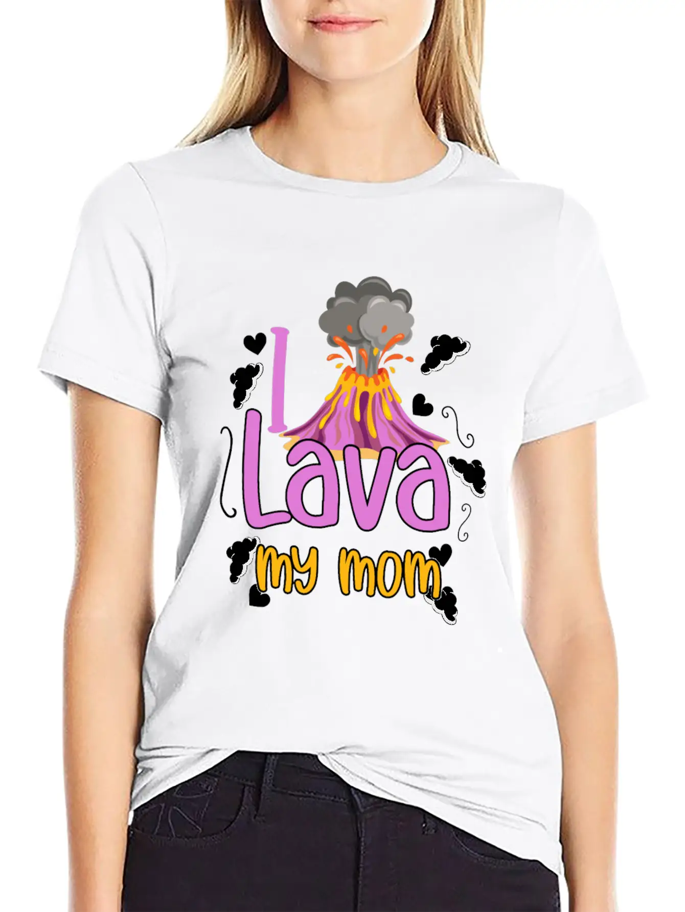 I Lava My Mom Volcanology Supervolcanoes Lava Modern Fit Casual T-Shirt – Clean And Versatile Design