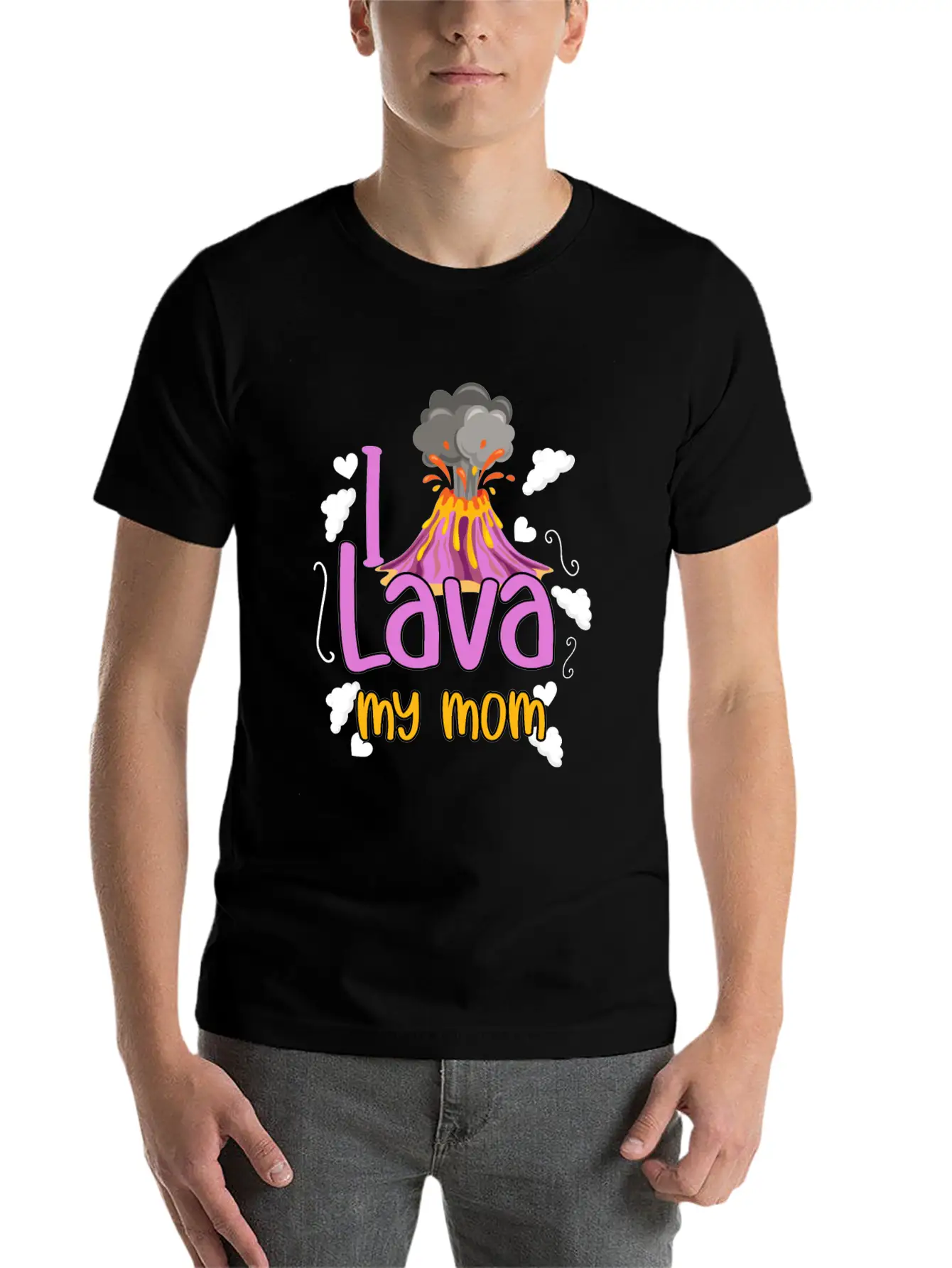 I Lava My Mom Volcanology Supervolcanoes Lava Modern Fit Casual T-Shirt – Clean And Versatile Design