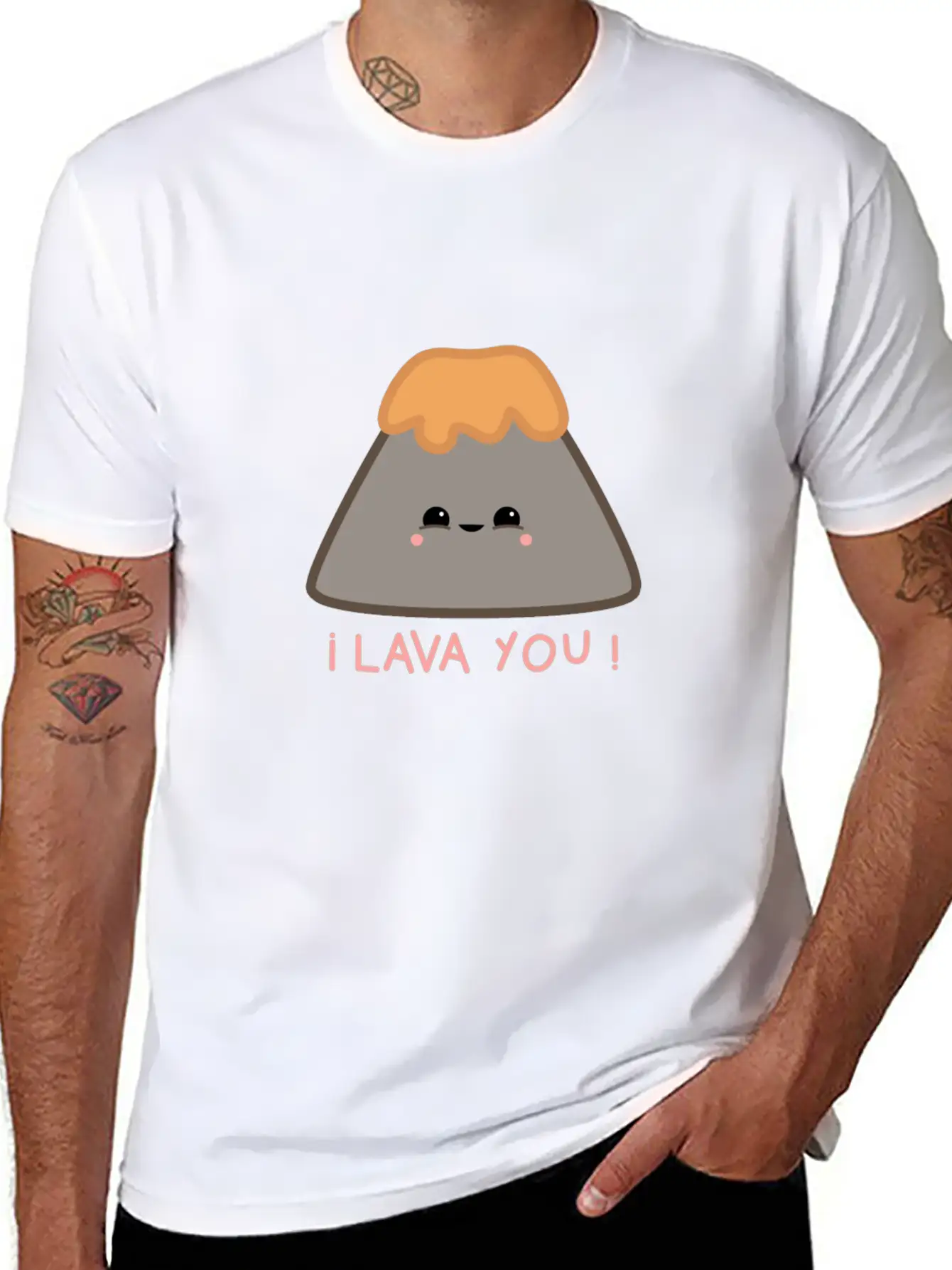 I LAVA YOU! Breathable Graphic T-Shirt – Perfect For Casual Days