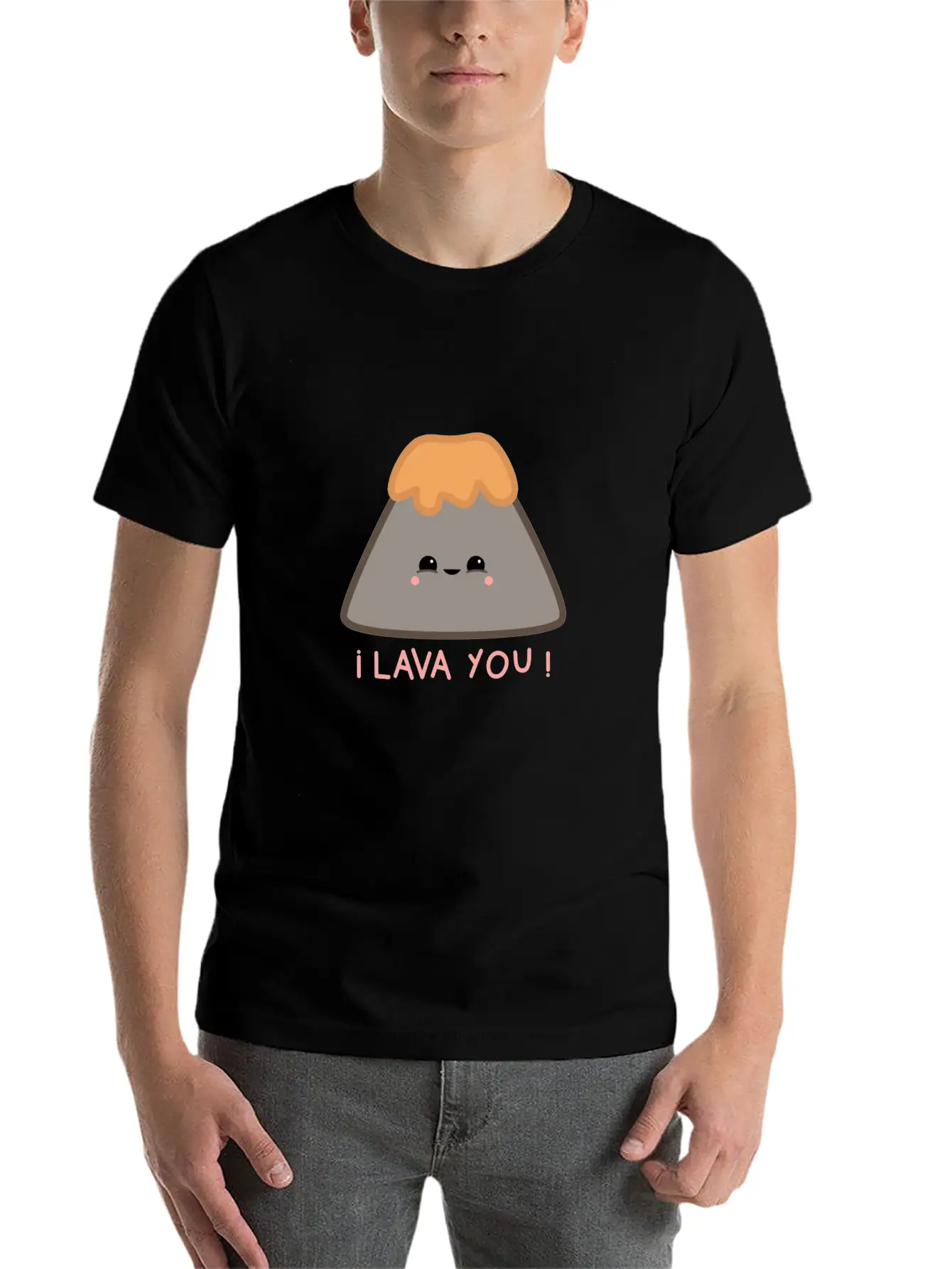 I LAVA YOU! Unisex Casual T-Shirt – Clean Design For Daily Comfort
