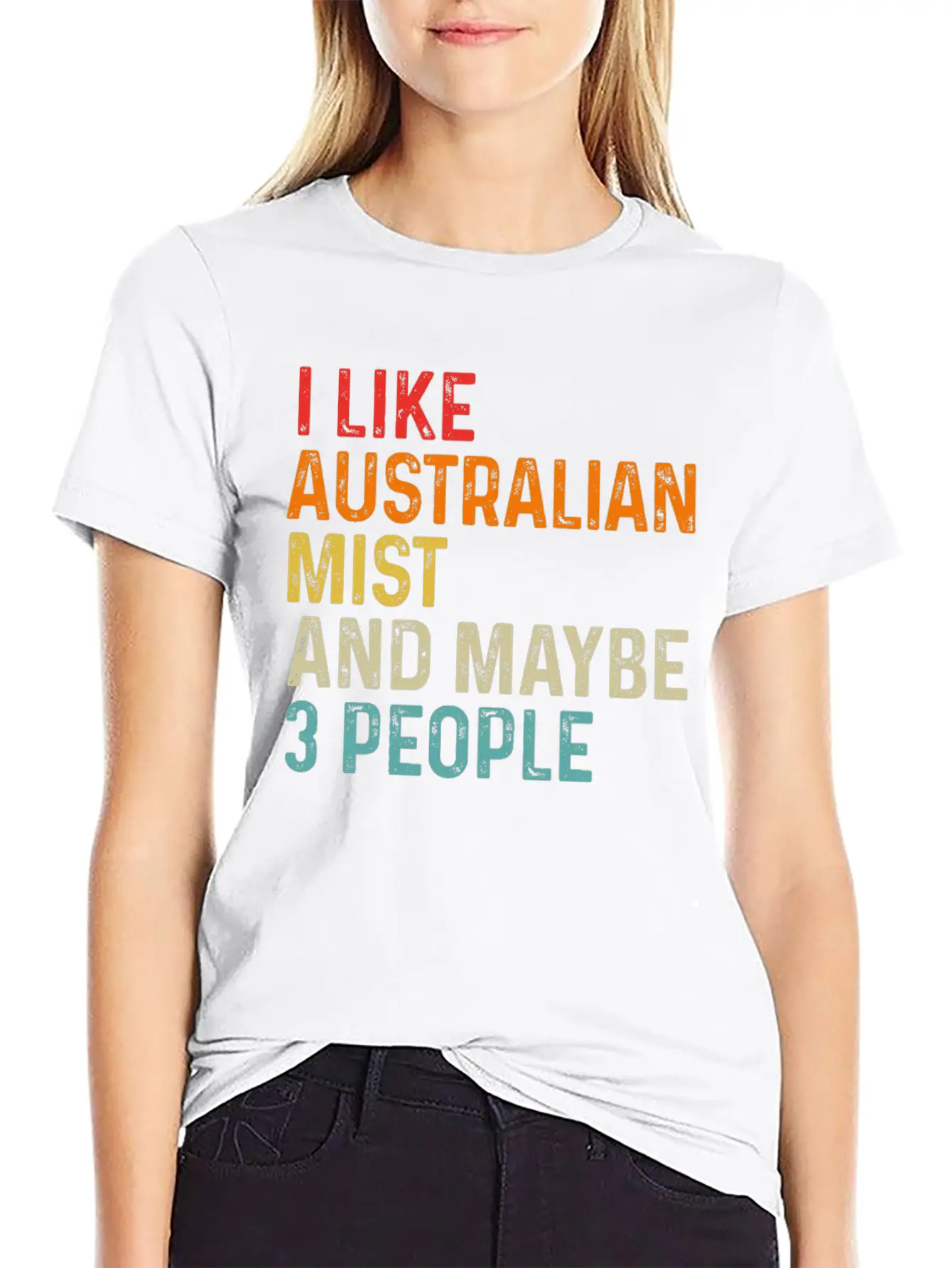 I Like Australian Mist And Maybe 3 People Retro Unisex Casual T-Shirt – Clean Design For Daily Comfort