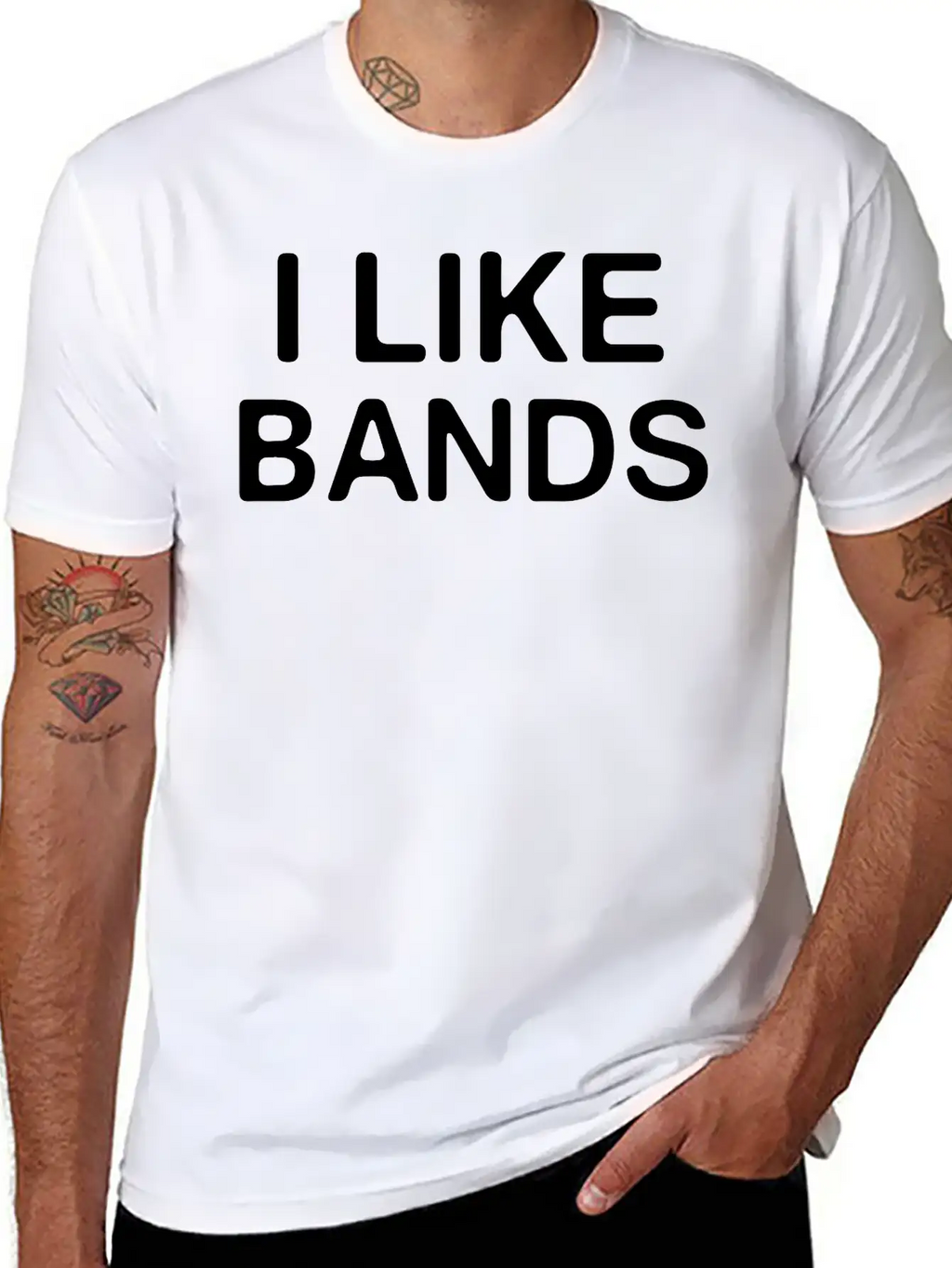 I Like Bands Timeless Short Sleeve Tee – Comfy And Minimalist Design