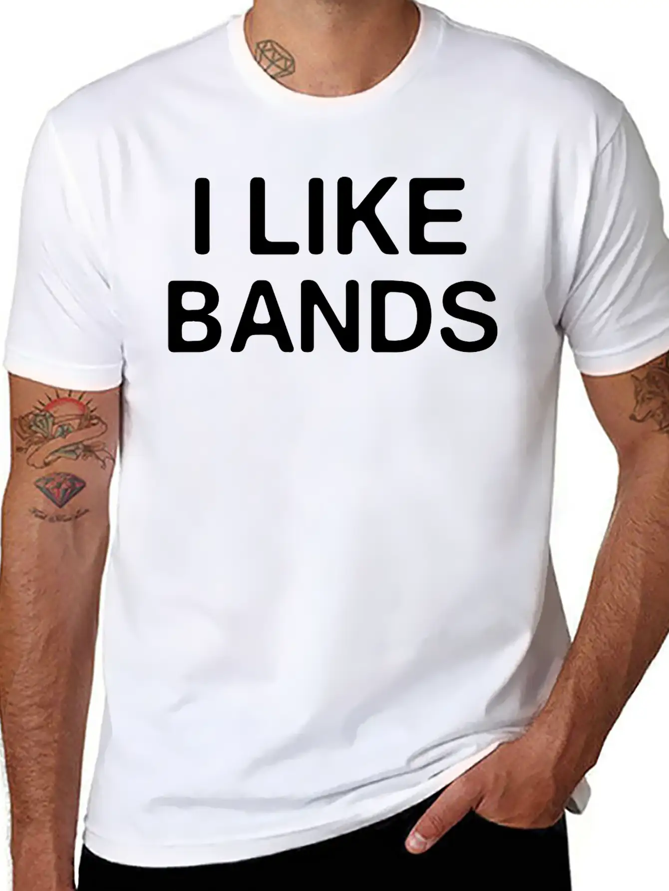 I Like Bands Timeless Short Sleeve Tee – Comfy And Minimalist Design