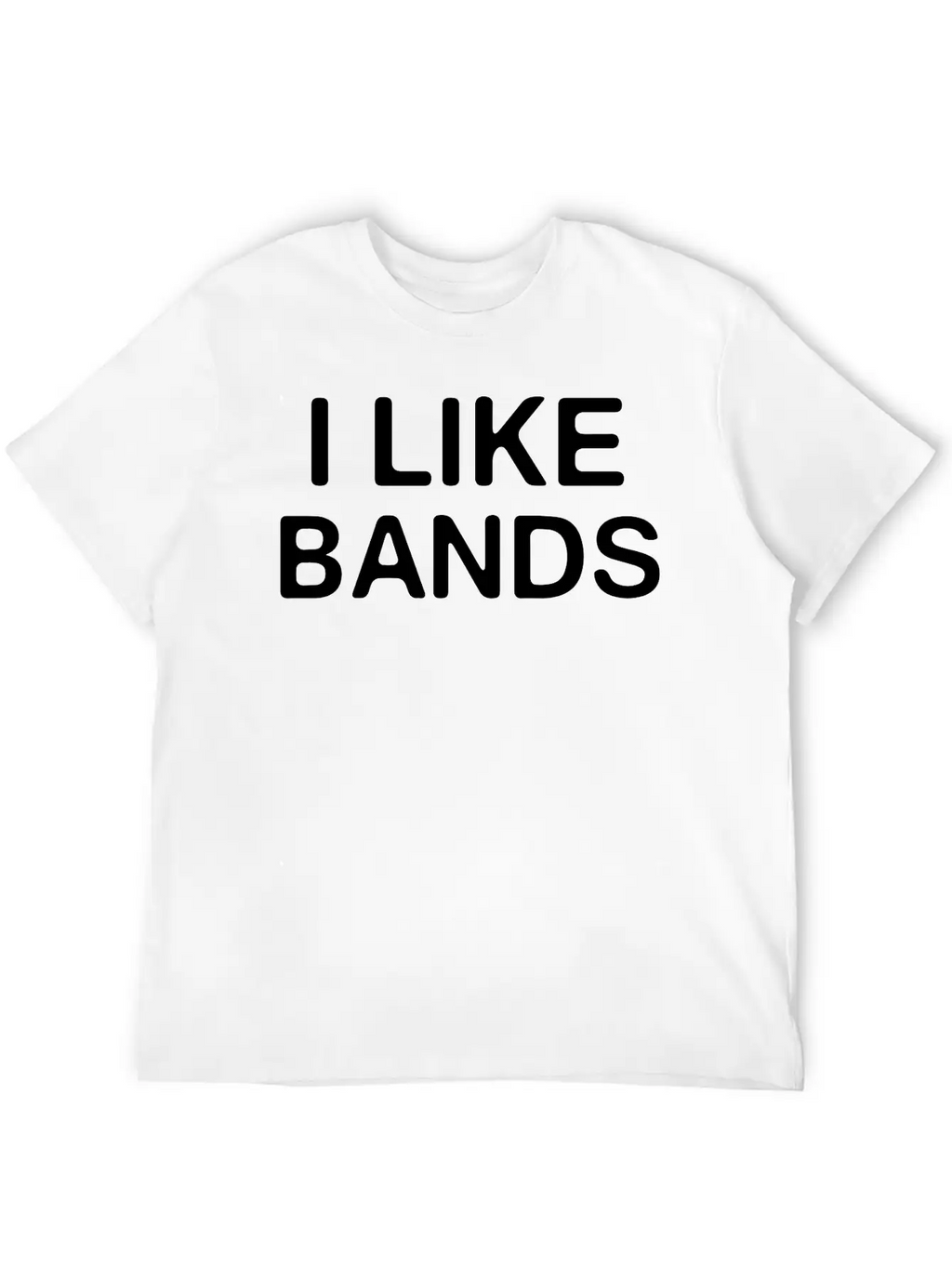 I Like Bands Timeless Short Sleeve Tee – Comfy And Minimalist Design