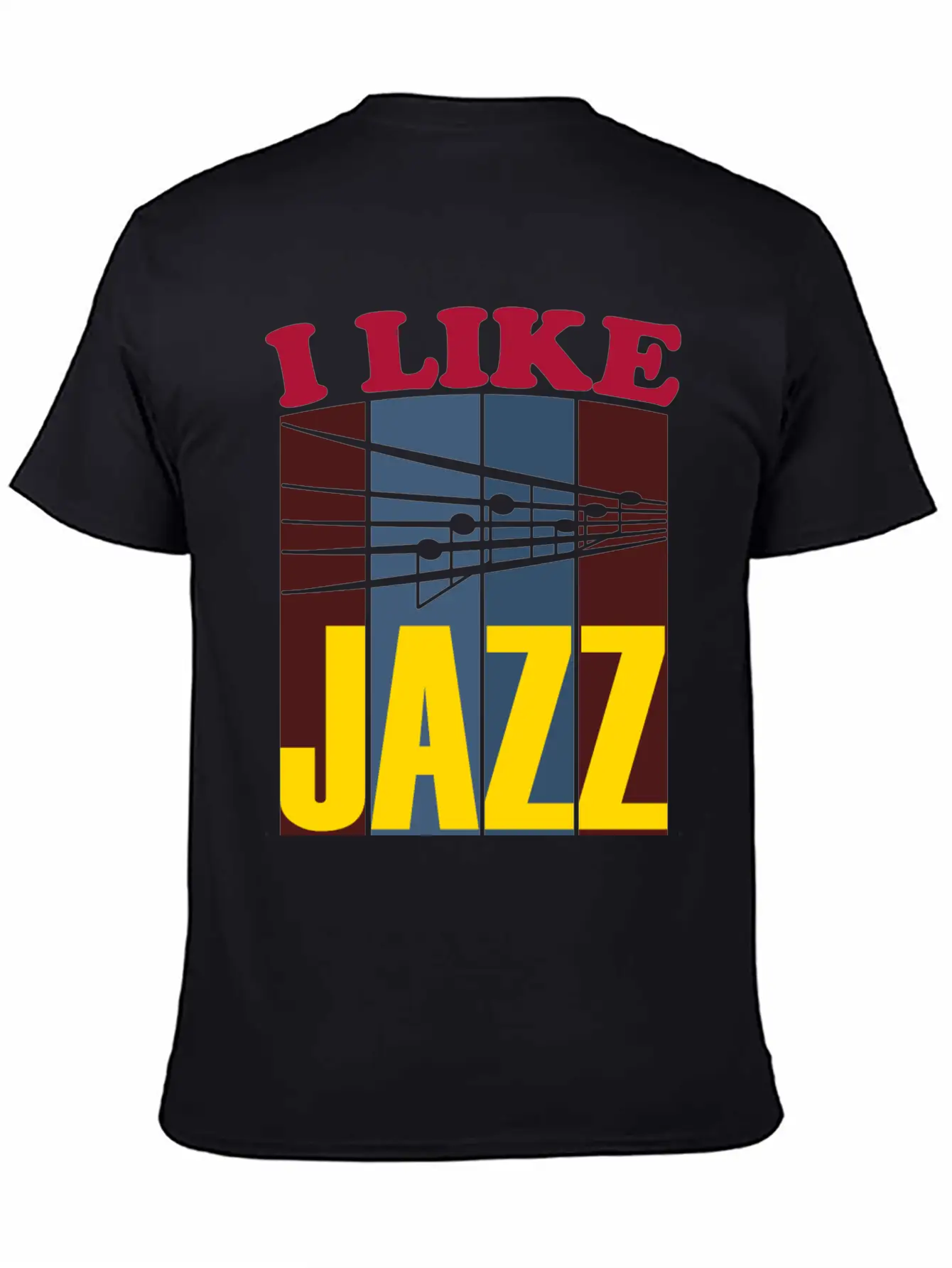 I Like Jazz White Relaxed Everyday Tee – Lightweight And Durable Cotton