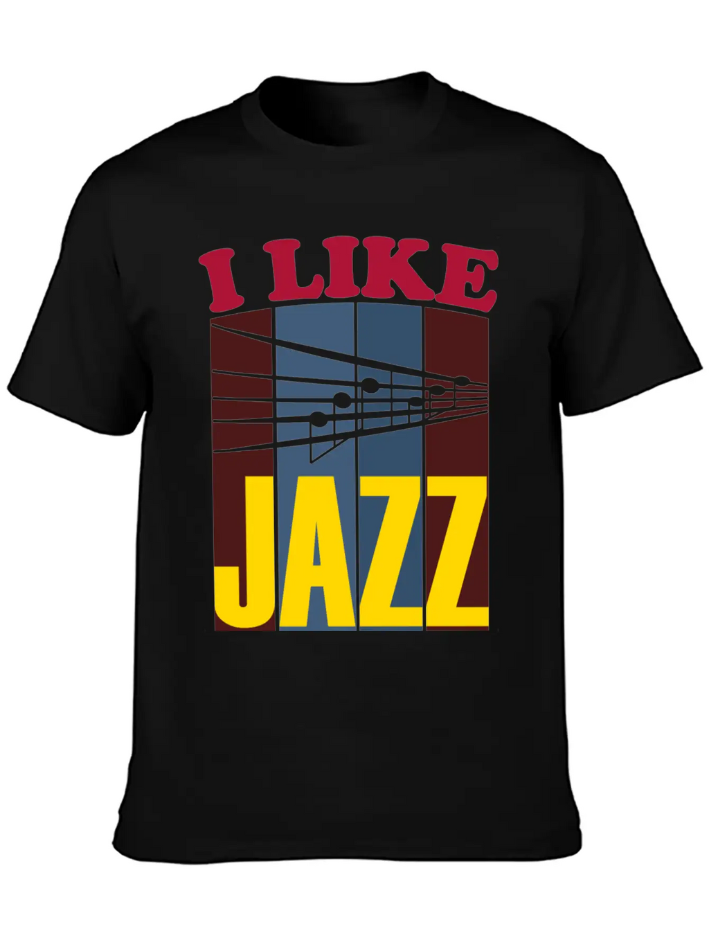 I Like Jazz White Relaxed Everyday Tee – Lightweight And Durable Cotton