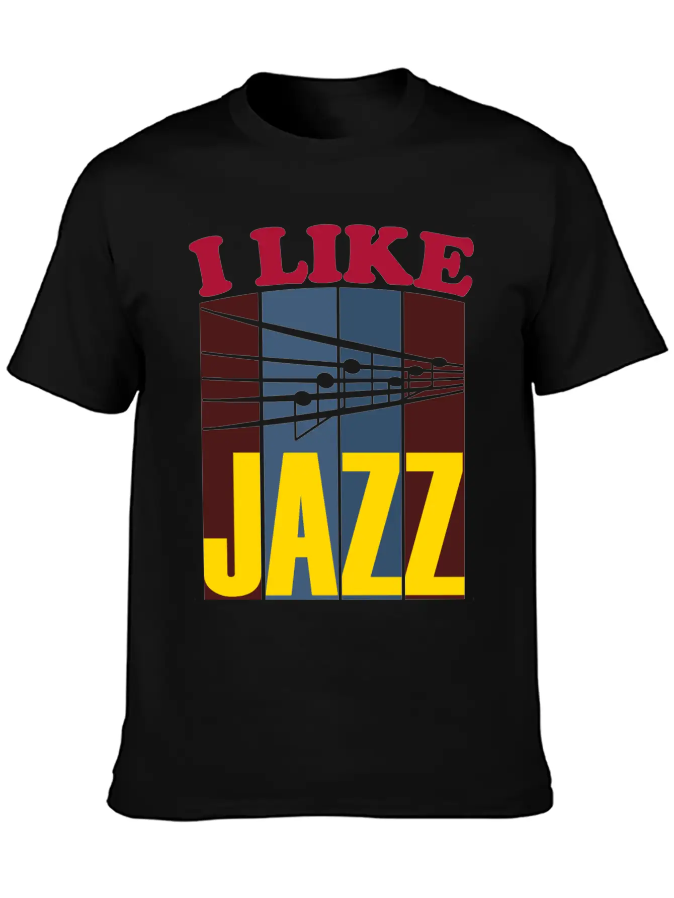 I Like Jazz White Relaxed Everyday Tee – Lightweight And Durable Cotton