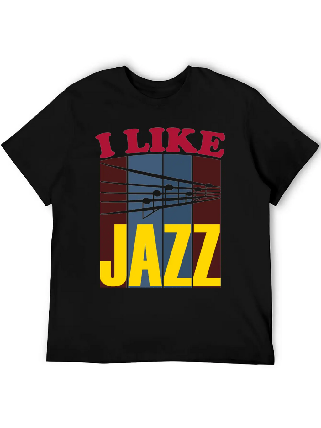 I Like Jazz White Relaxed Everyday Tee – Lightweight And Durable Cotton