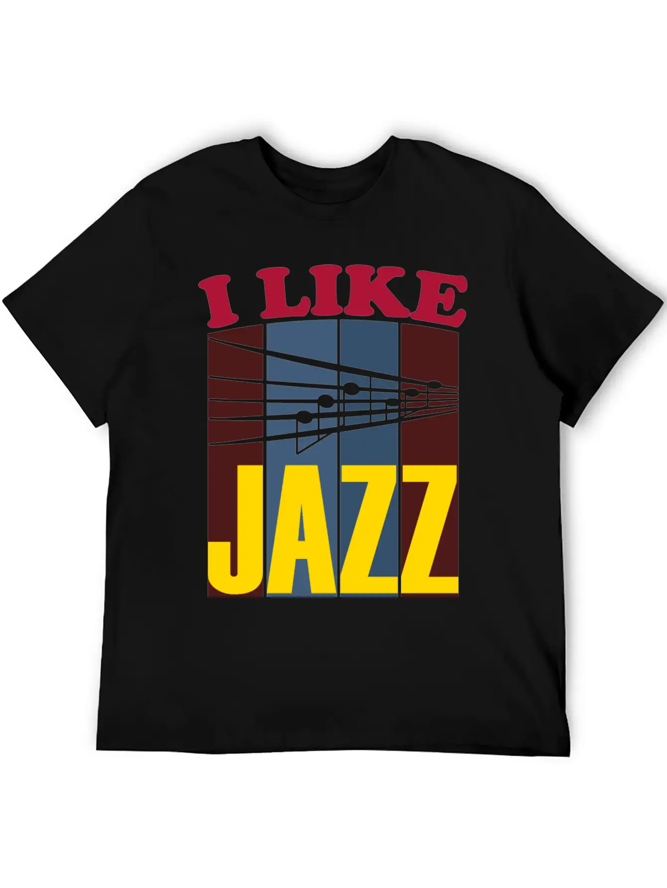 I Like Jazz White Relaxed Everyday Tee – Lightweight And Durable Cotton