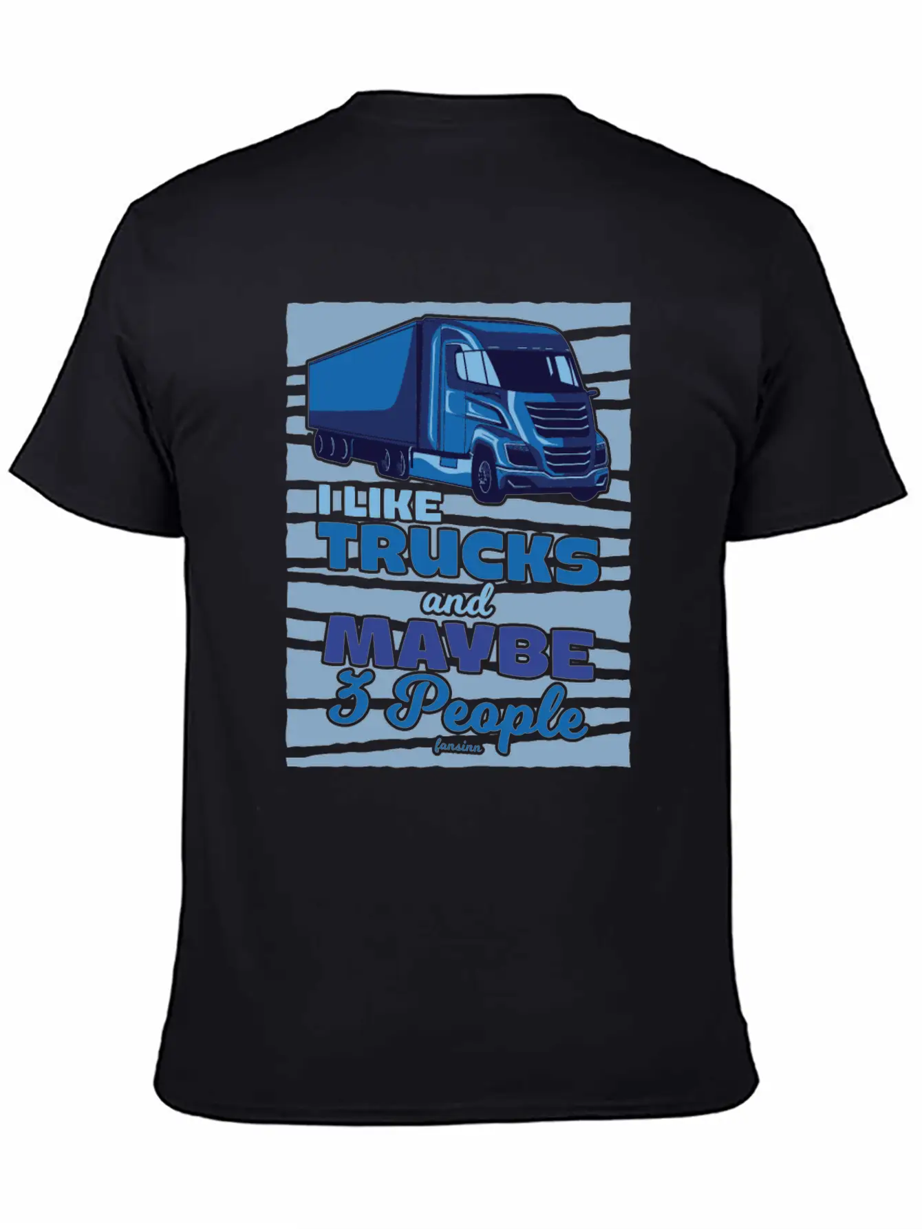 I Like Trucks And Maybe Three People Classic Cotton Tee – Unisex Comfort For Any Season