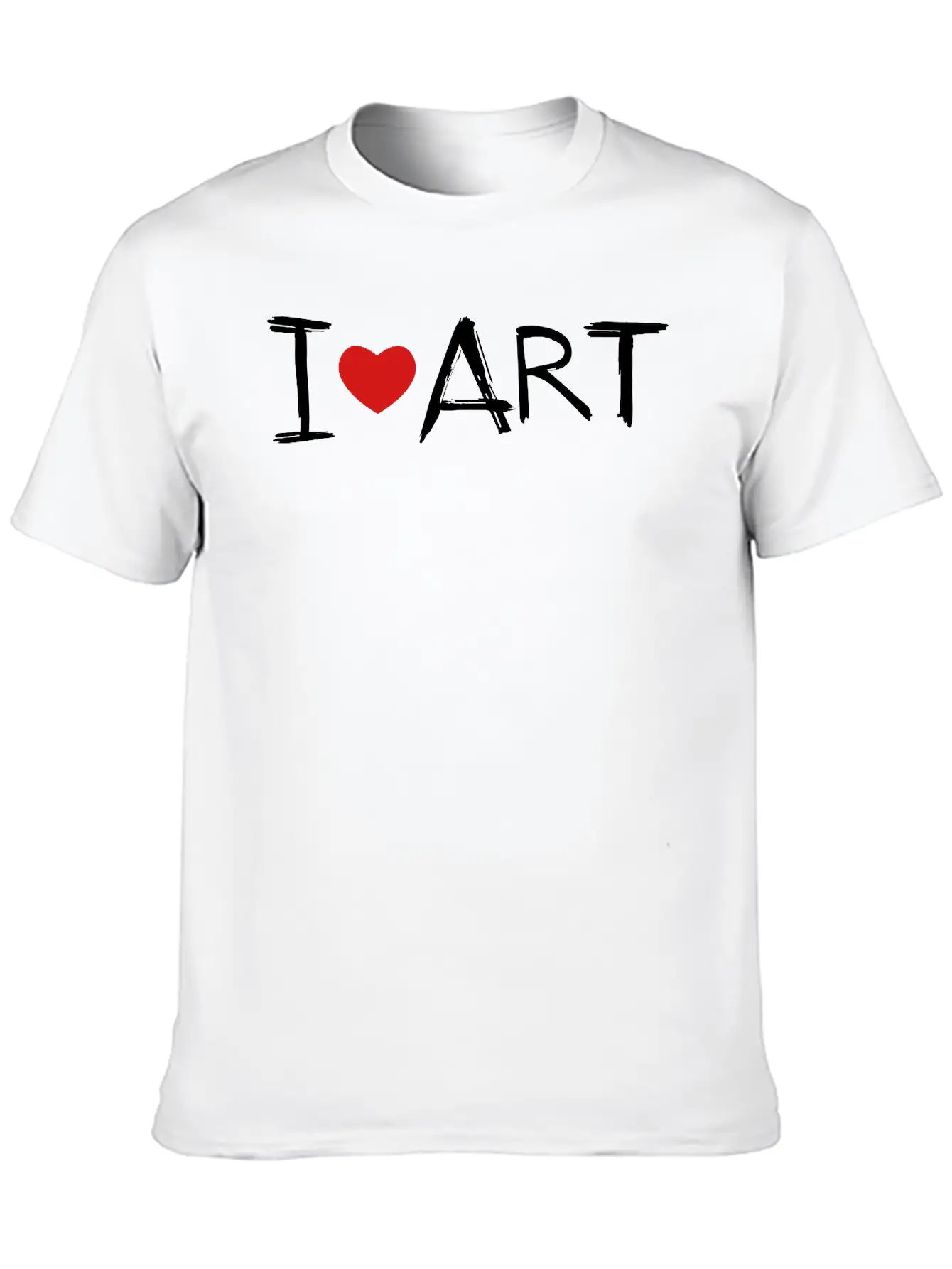 I Love Art Unisex Casual T-Shirt – Clean Design For Daily Comfort