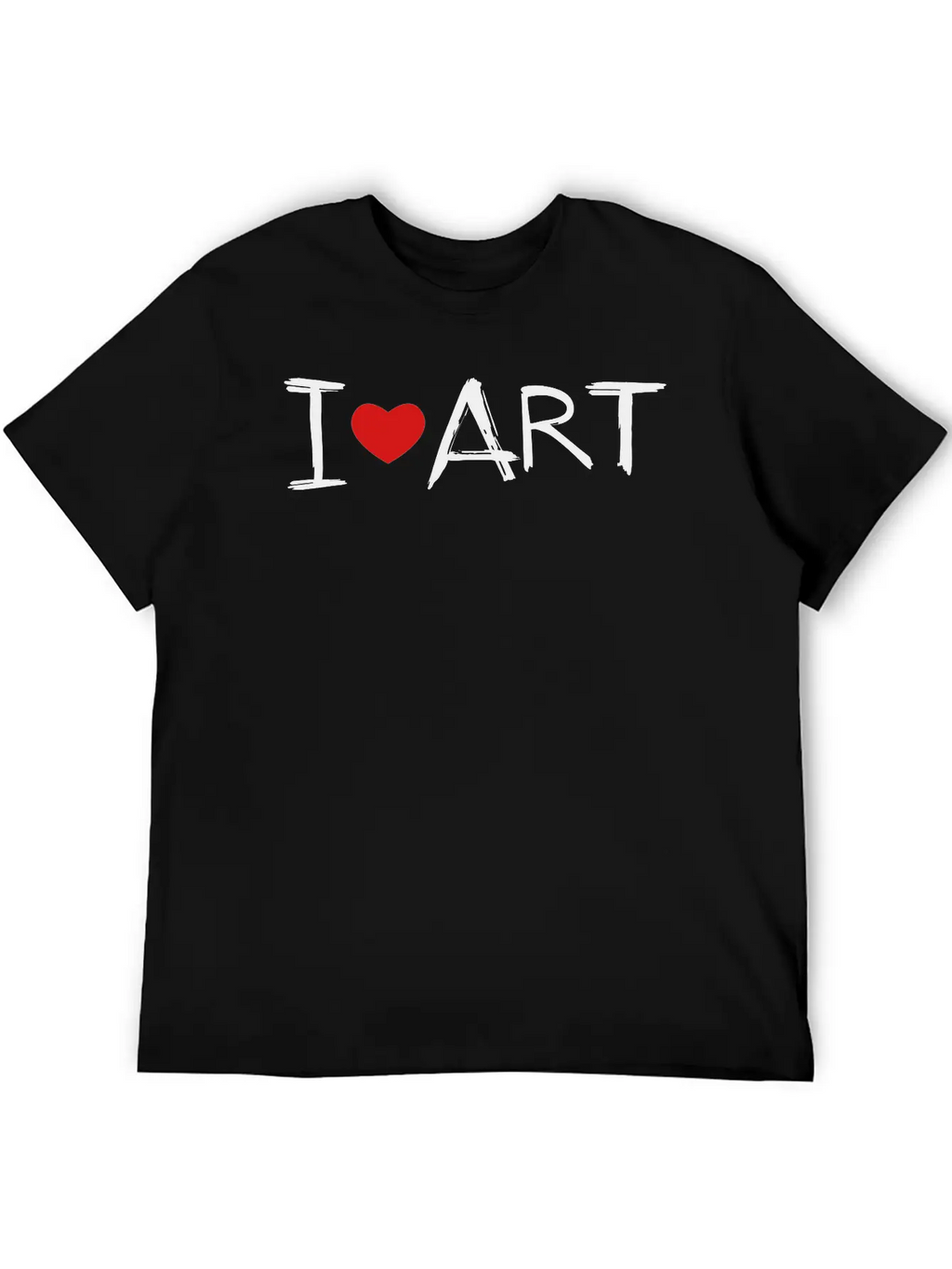 I Love Art Unisex Casual T-Shirt – Clean Design For Daily Comfort