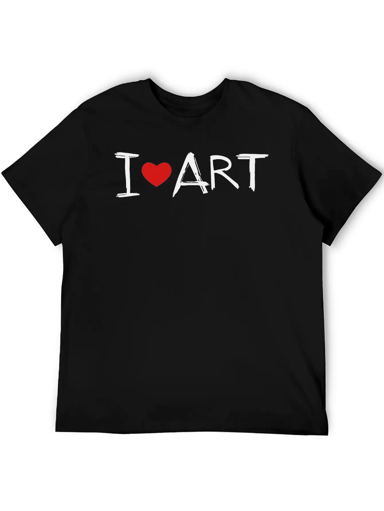 I Love Art Unisex Casual T-Shirt – Clean Design For Daily Comfort