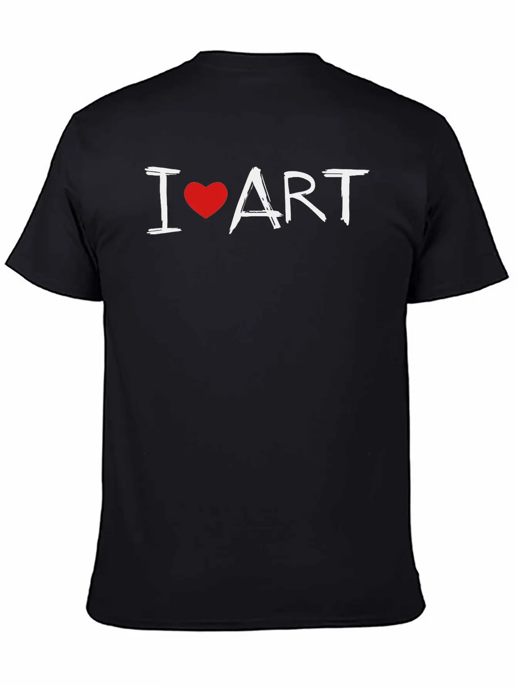 I Love Art Unisex Casual T-Shirt – Clean Design For Daily Comfort