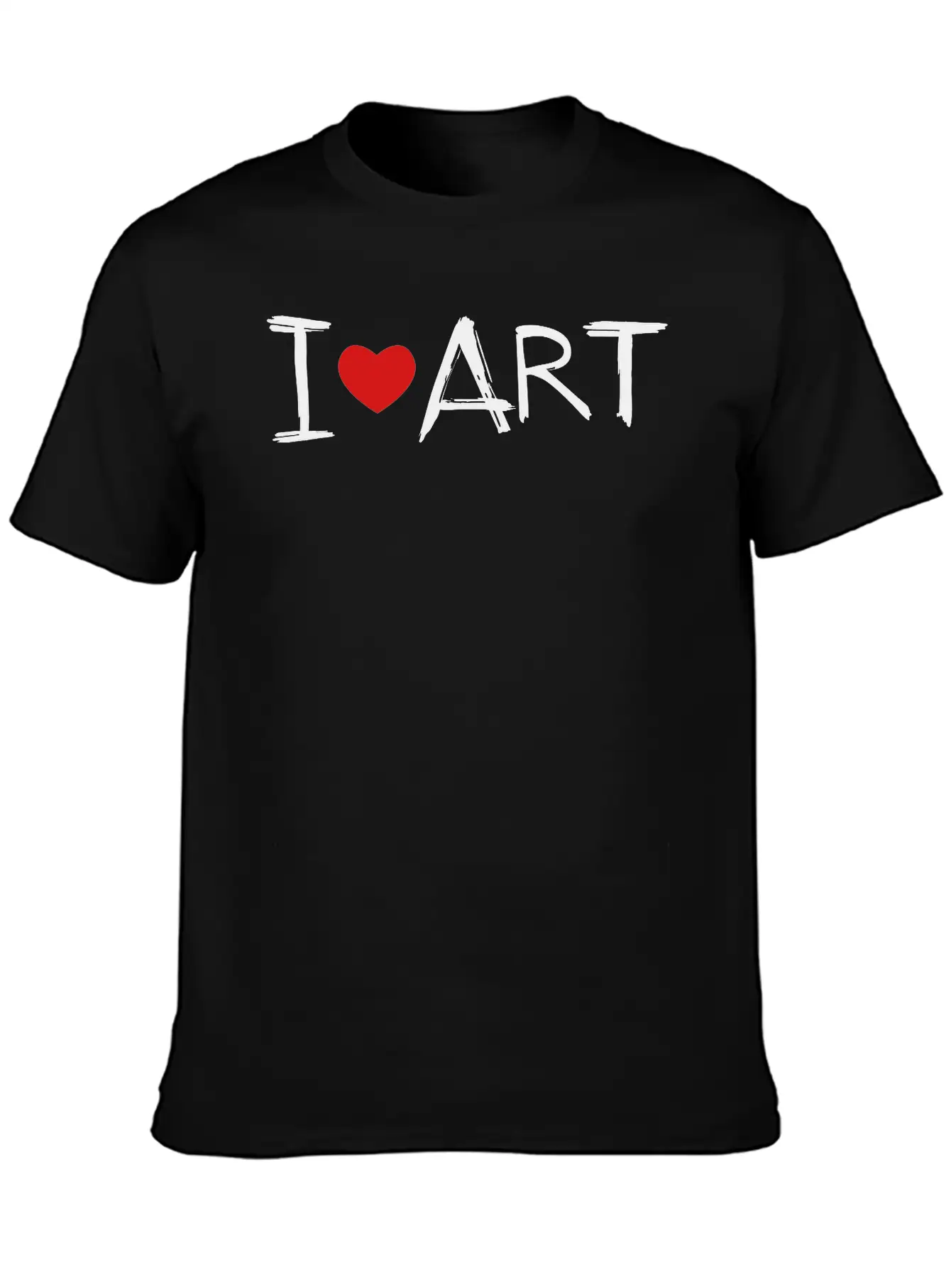I Love Art Unisex Casual T-Shirt – Clean Design For Daily Comfort