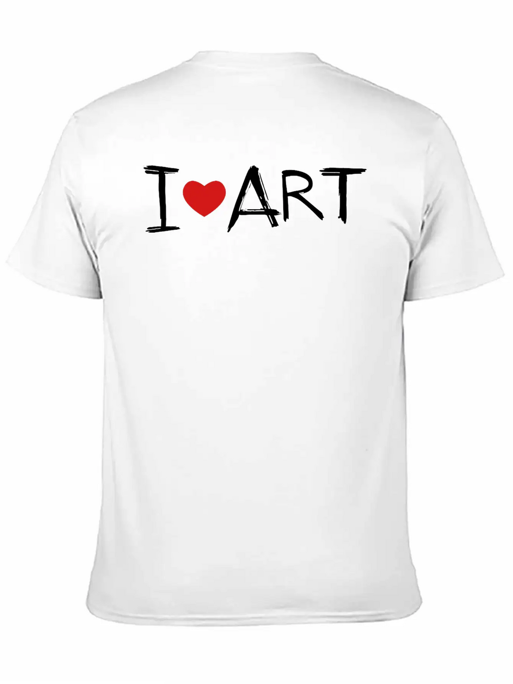 I Love Art Unisex Casual T-Shirt – Clean Design For Daily Comfort