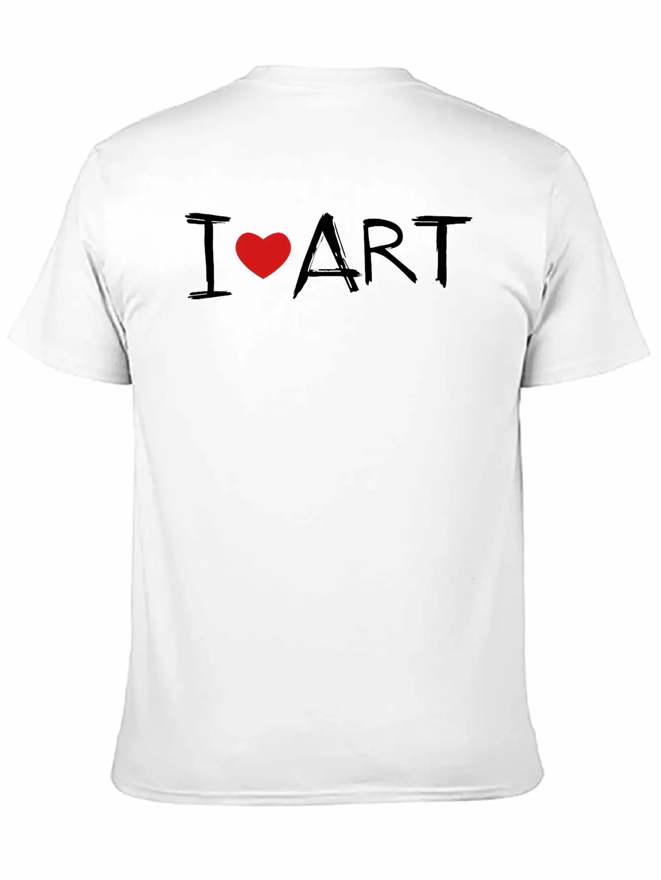 I Love Art Unisex Casual T-Shirt – Clean Design For Daily Comfort