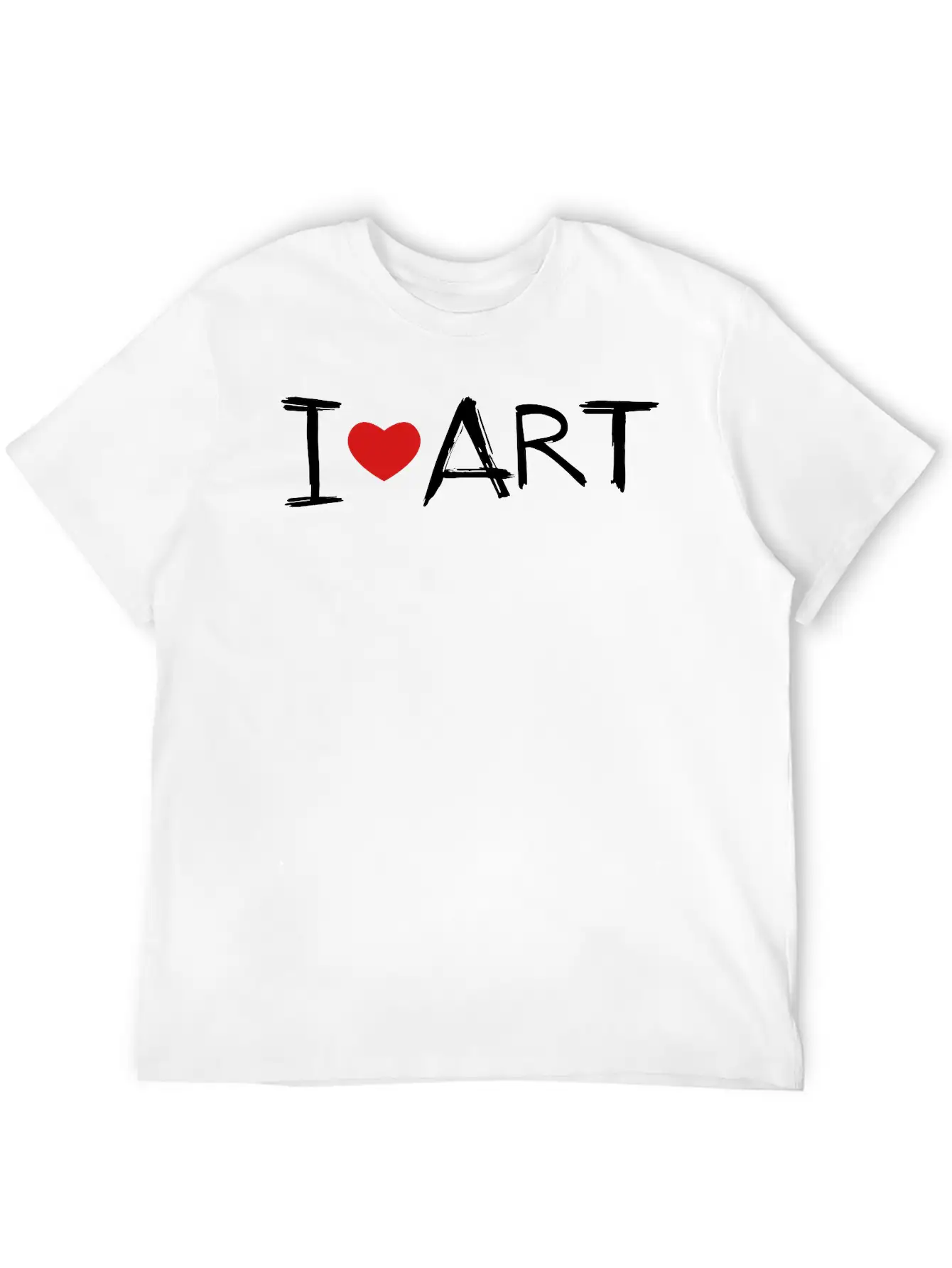 I Love Art Unisex Casual T-Shirt – Clean Design For Daily Comfort