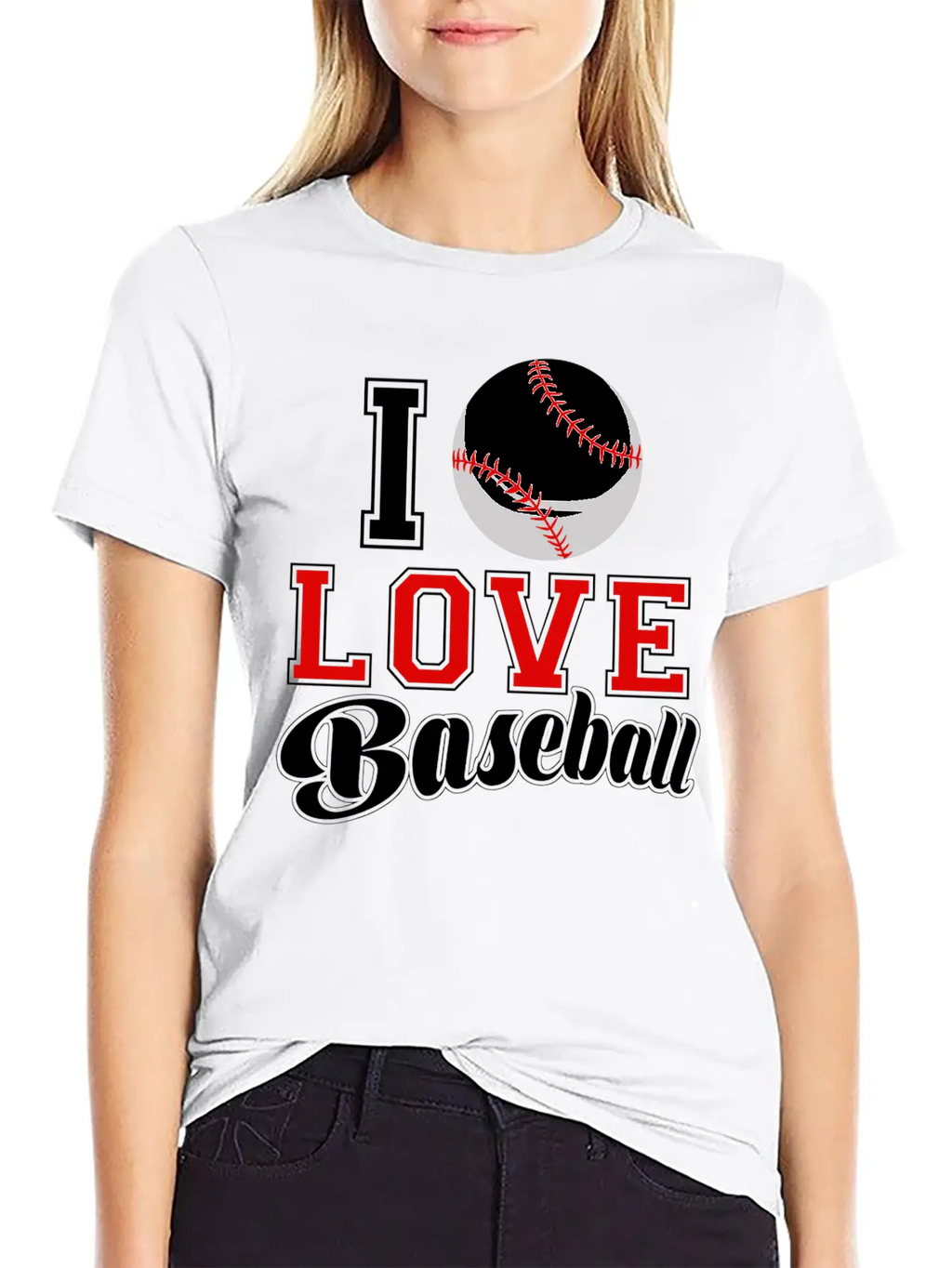 I Love Baseball Sports Game Day League Home Run Essential Cotton Tee For Daily Outfits – Unisex Style
