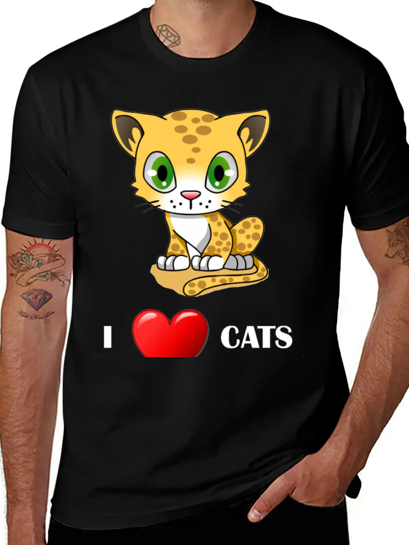 I Love Cats Cat Are Perfect Present Timeless Short Sleeve Tee – Comfy And Minimalist Design