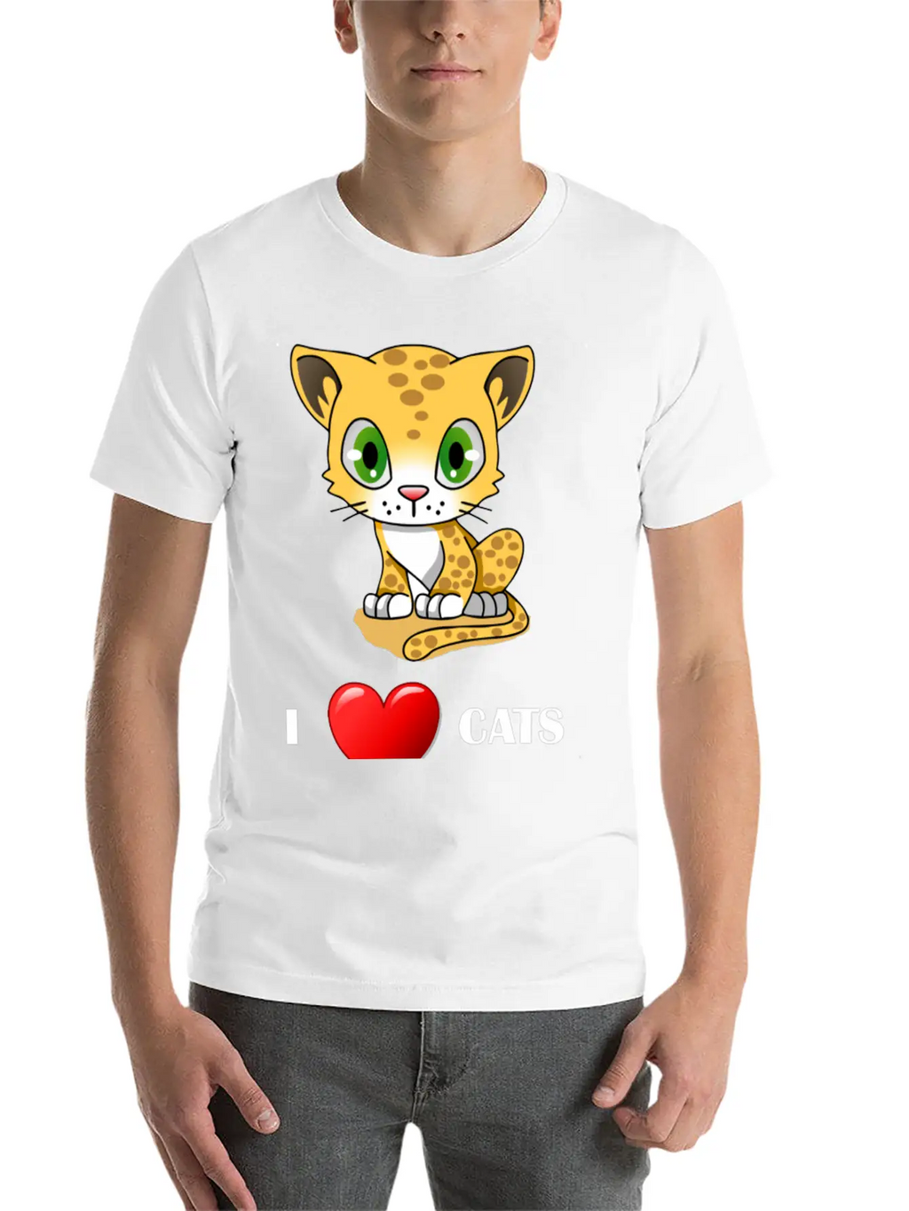 I Love Cats Cat Are Perfect Present Timeless Short Sleeve Tee – Comfy And Minimalist Design