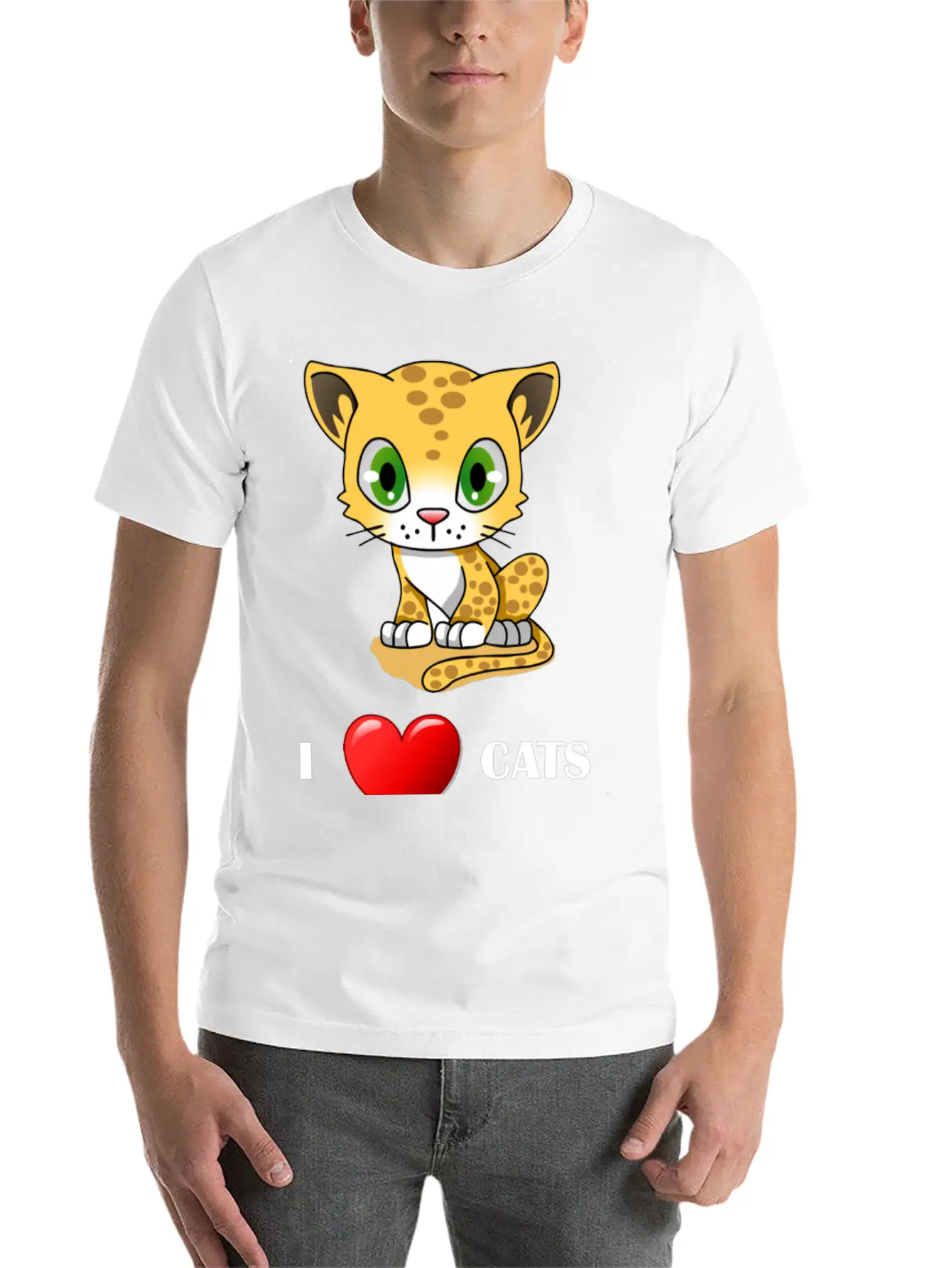 I Love Cats Cat Are Perfect Present Timeless Short Sleeve Tee – Comfy And Minimalist Design
