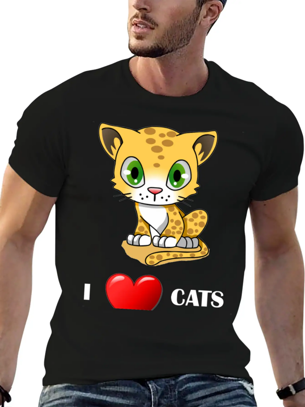 I Love Cats Cat Are Perfect Present Timeless Short Sleeve Tee – Comfy And Minimalist Design