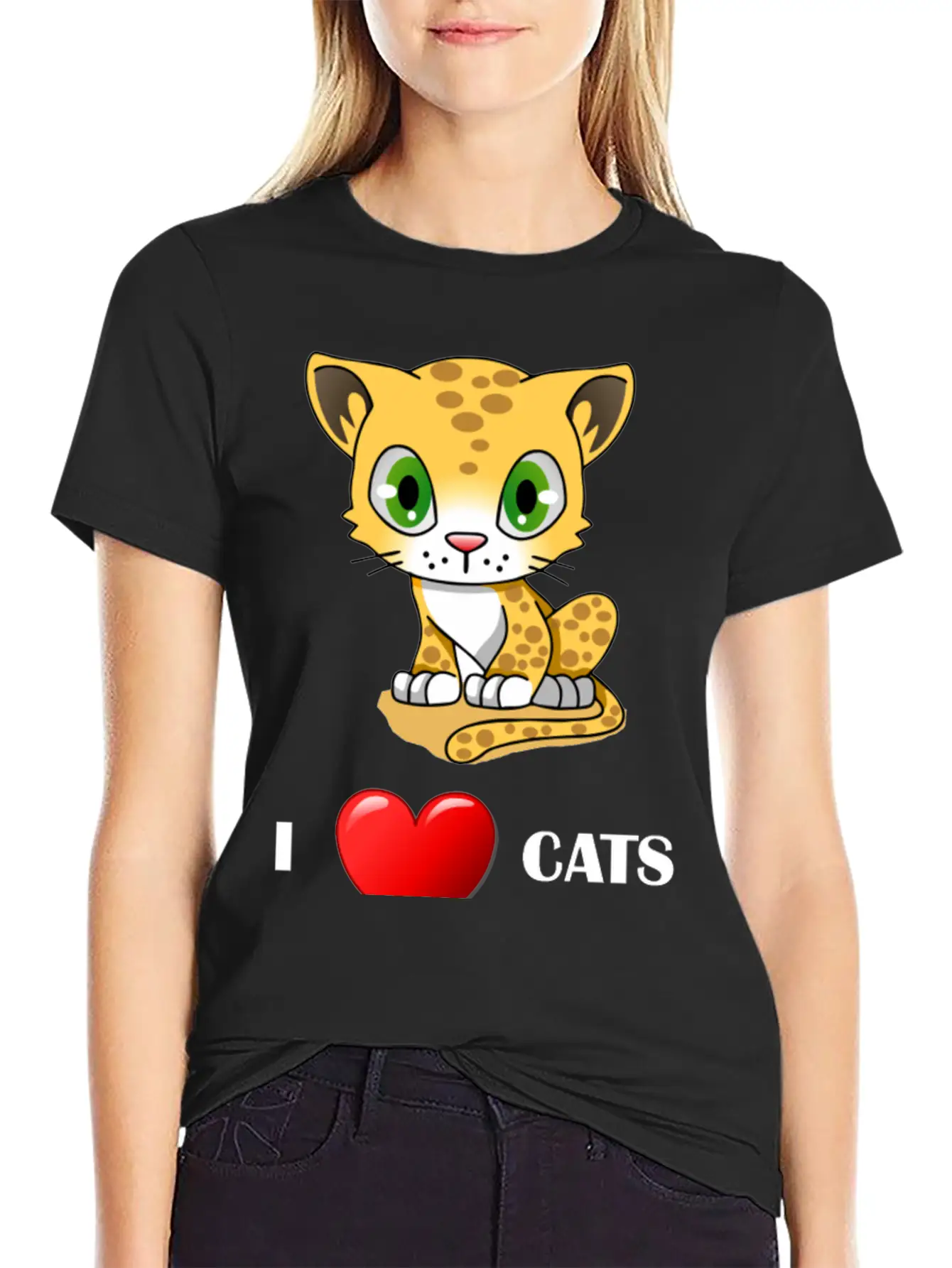 I Love Cats Cat Are Perfect Present Timeless Short Sleeve Tee – Comfy And Minimalist Design