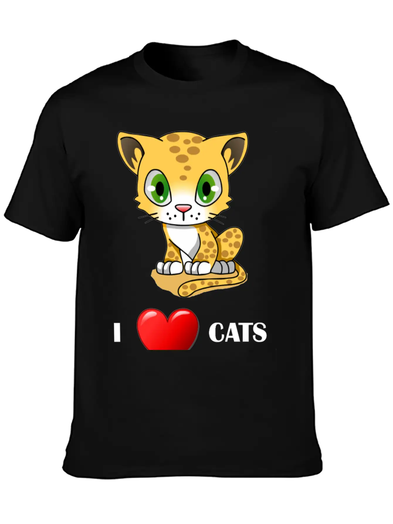 I Love Cats Cat Are Perfect Present Timeless Short Sleeve Tee – Comfy And Minimalist Design