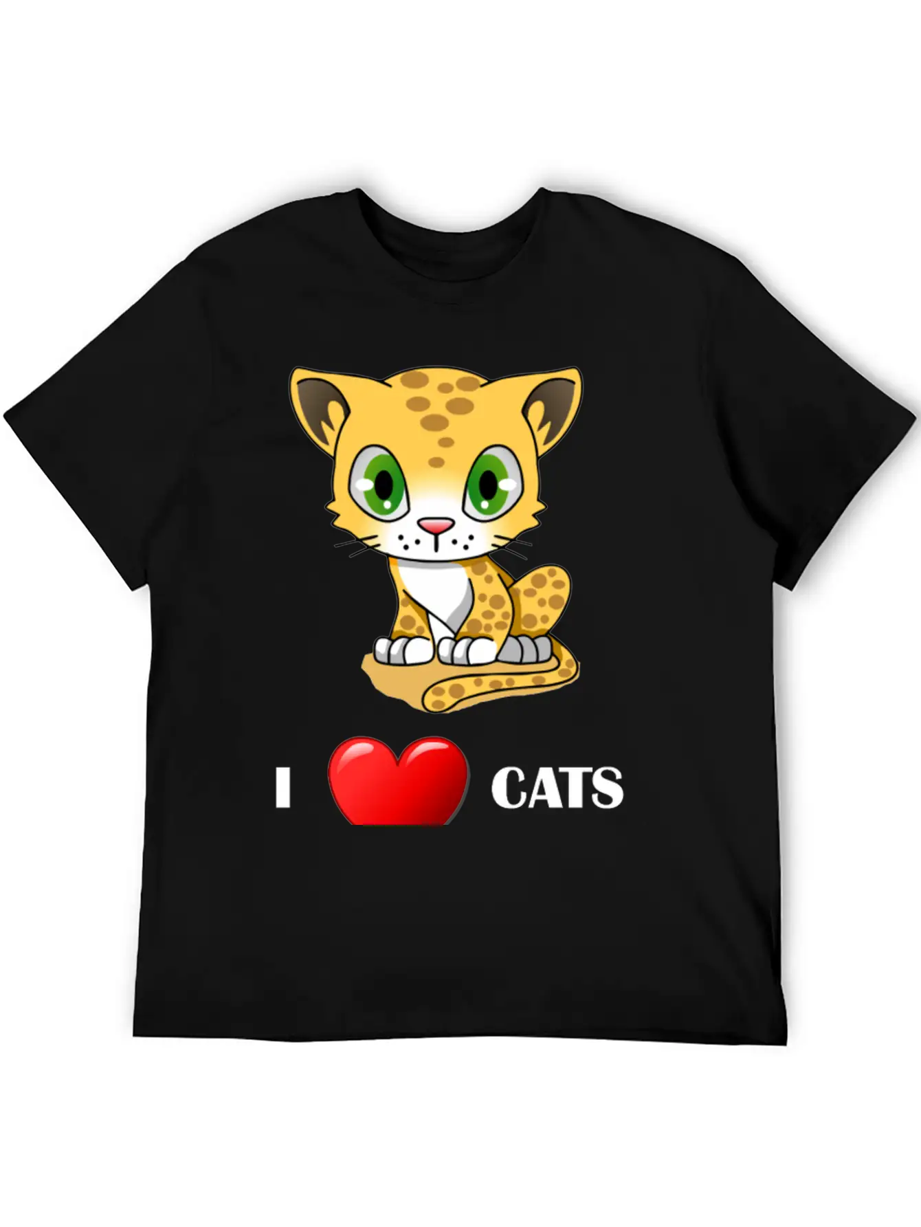 I Love Cats Cat Are Perfect Present Timeless Short Sleeve Tee – Comfy And Minimalist Design