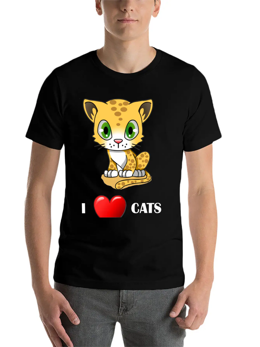 I Love Cats Cat Are Perfect Present Timeless Short Sleeve Tee – Comfy And Minimalist Design